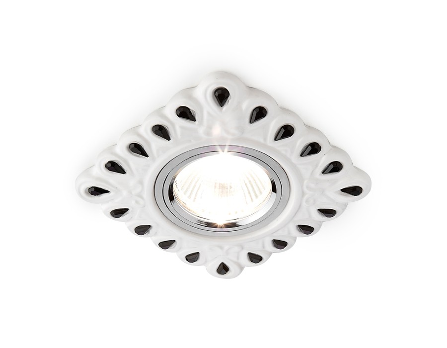 Встраиваемый светильник Ambrella Organic Spot D5550 W/BK