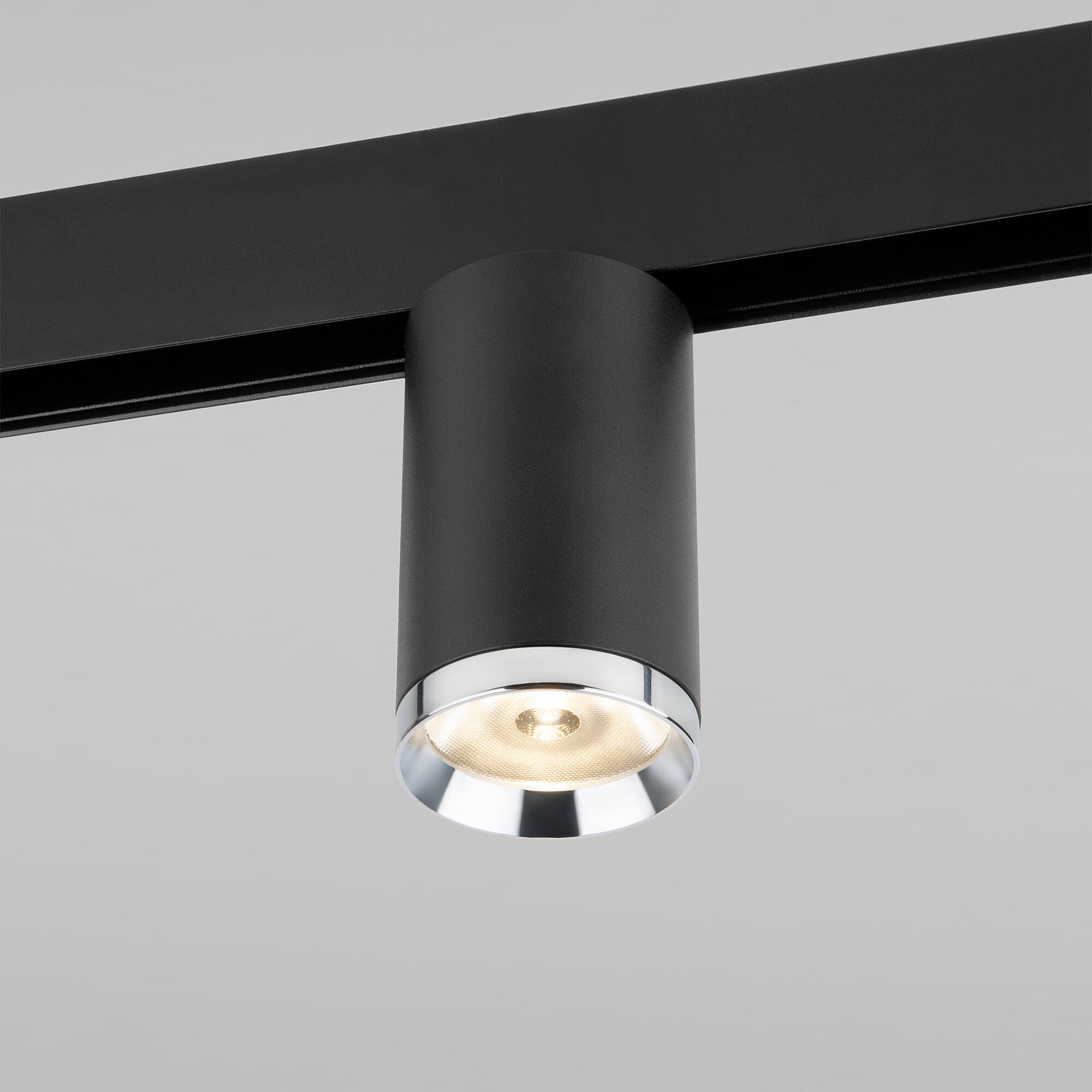 Трековый светильник Elektrostandard Slim Magnetic Slim Magnetic R06 Трековый светильник 10W 4200K Ringe (черный/серебро) 85506/01