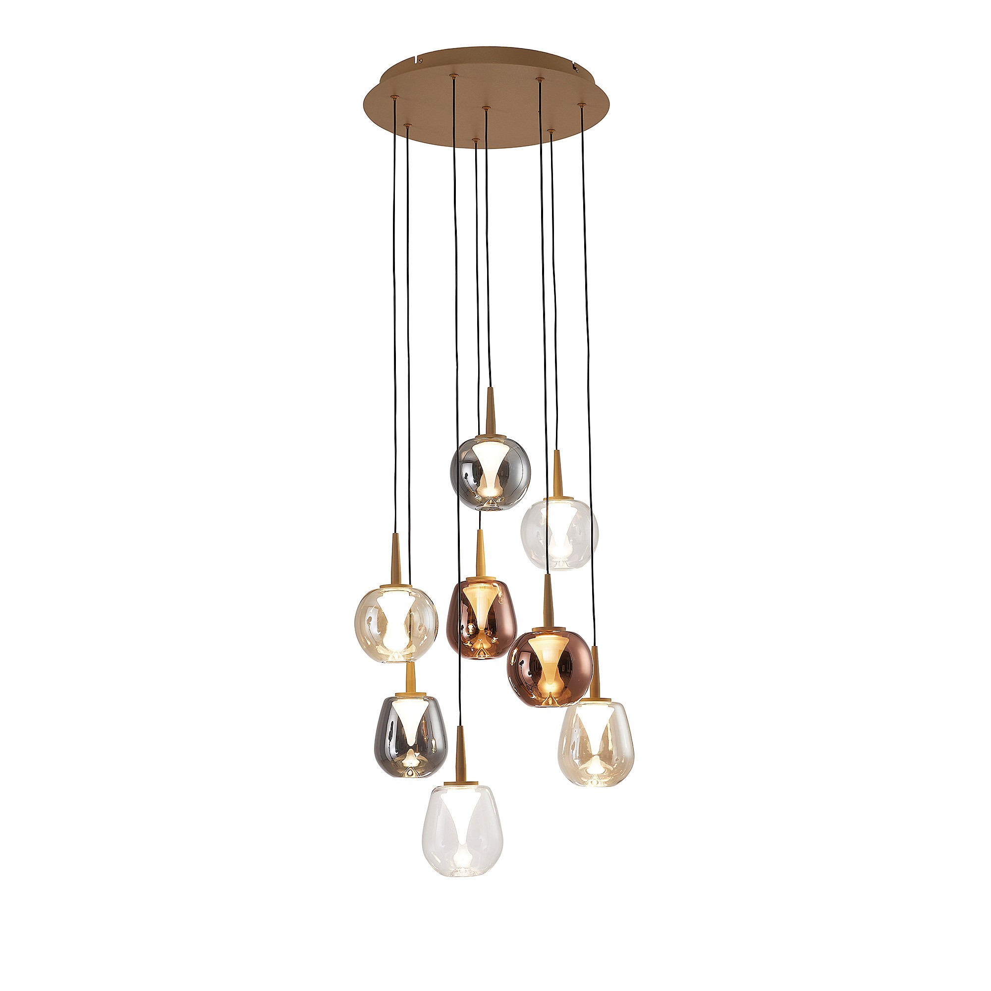 Подвесная люстра Mantra Andromeda 8933+8PL