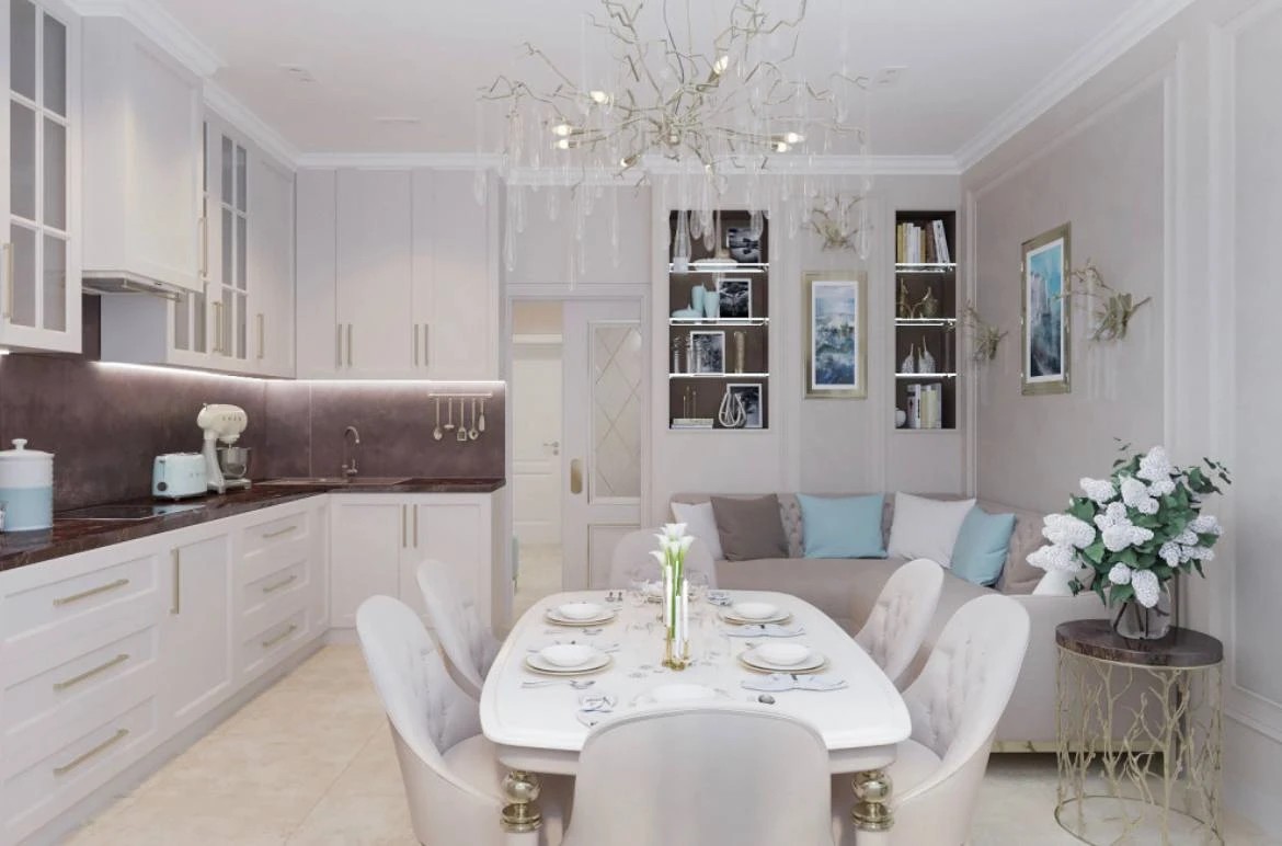 Нео классика в пастельных тонах