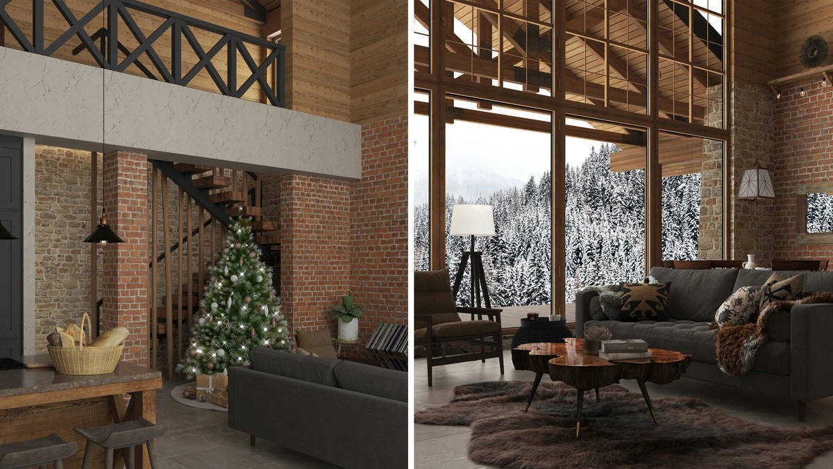 ИНТЕРЬЕР ЗАГОРОДНОГО ДОМА