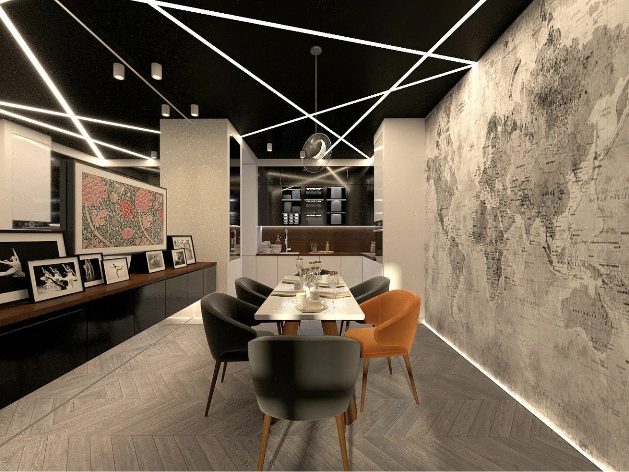 3-комнатная квартира в авторском стиле