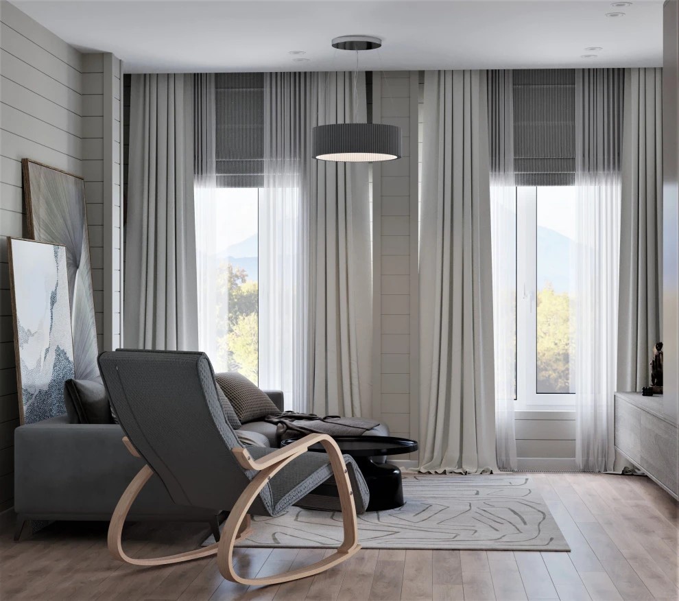 Проект частно дома с видом на вулканы