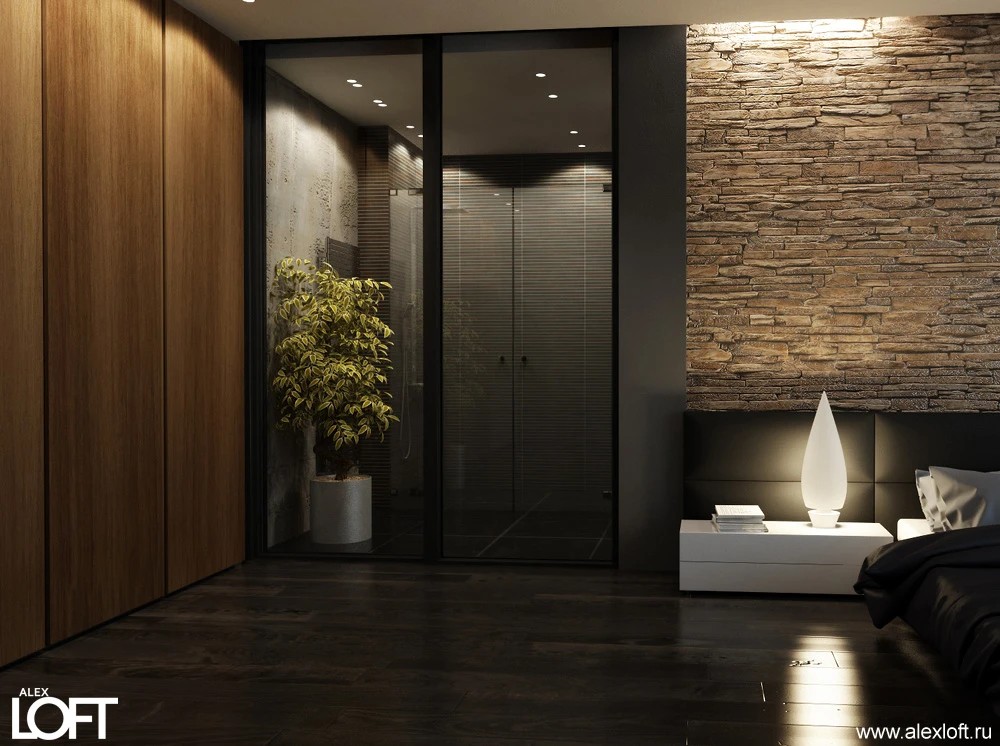 Загородный дом в стиле лофт