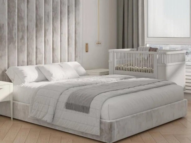 Светлая и воздушна спальня