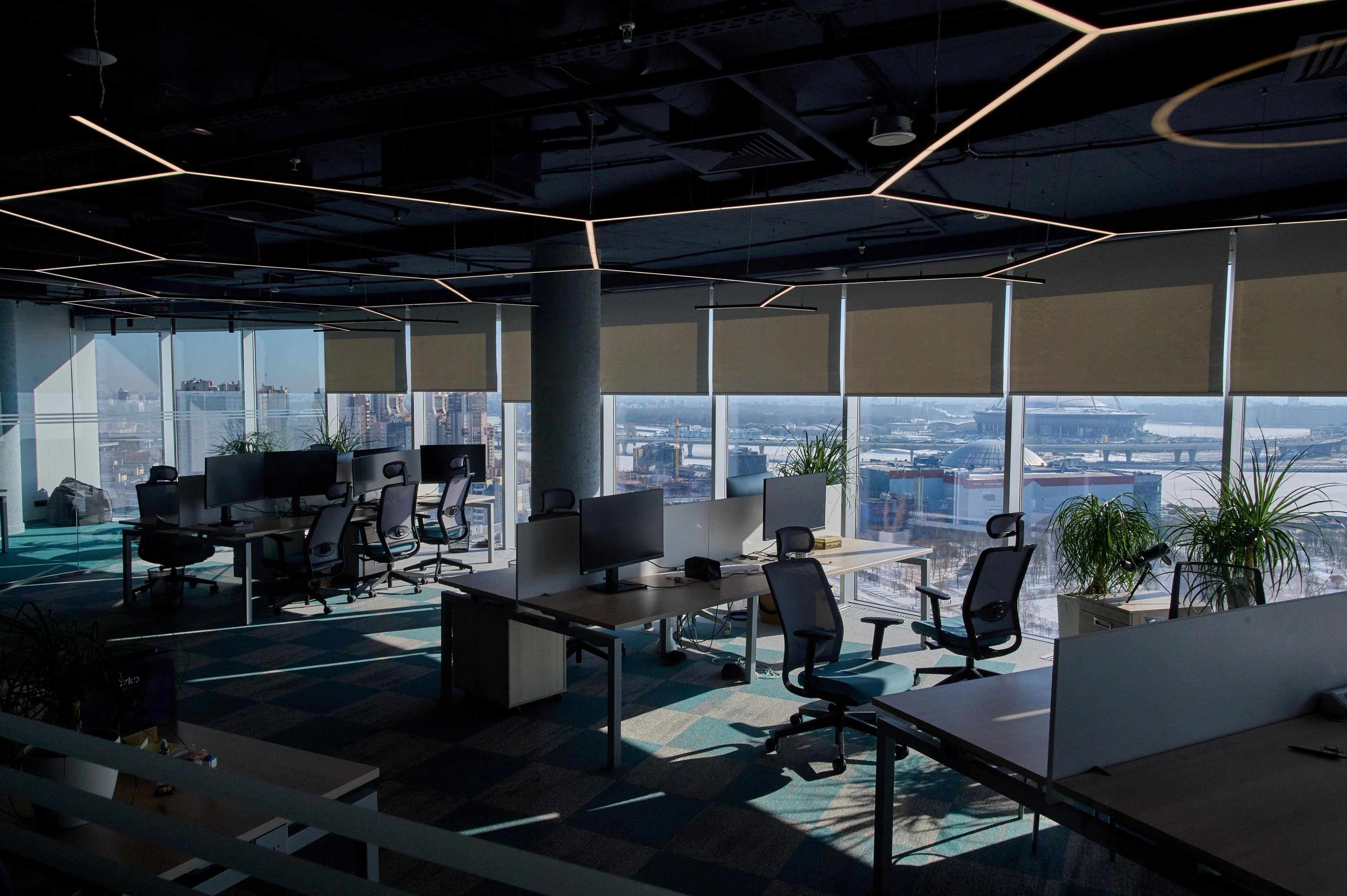 Офис с видом на Финский залив для IT компании