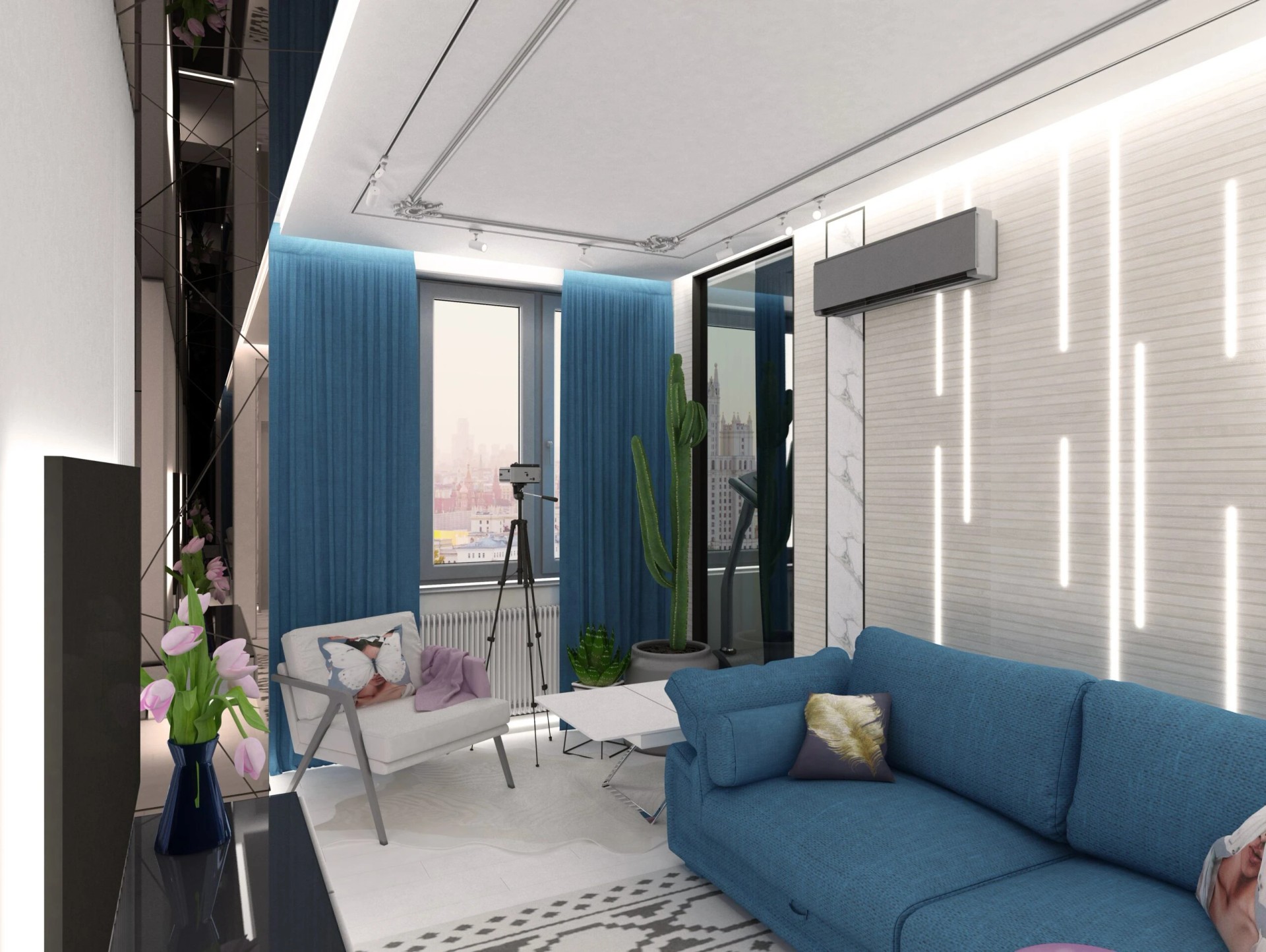 Квартира вторичка для девушки на Новом арбате