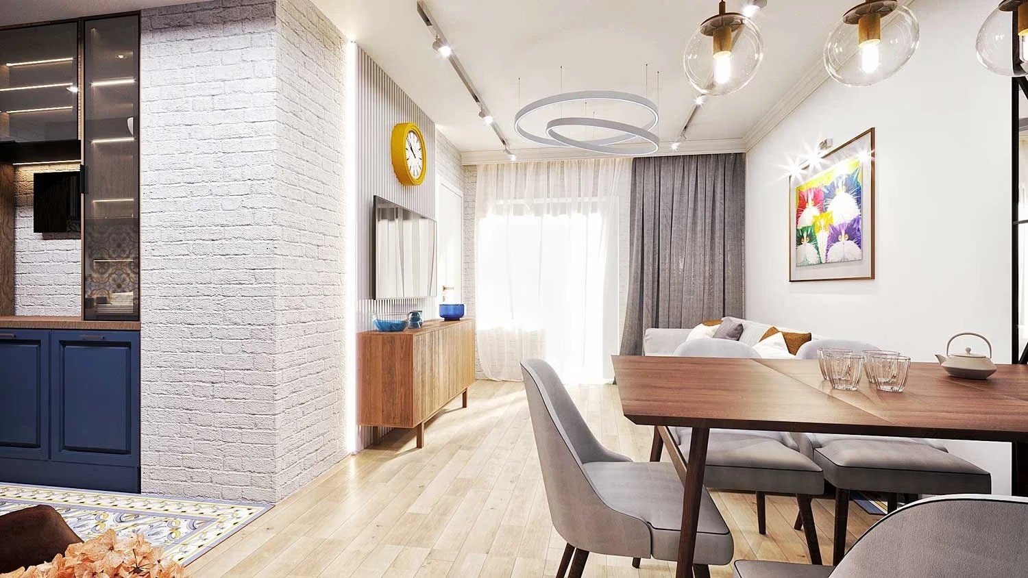 Трёхкомнатная квартира на ул. Парашютная