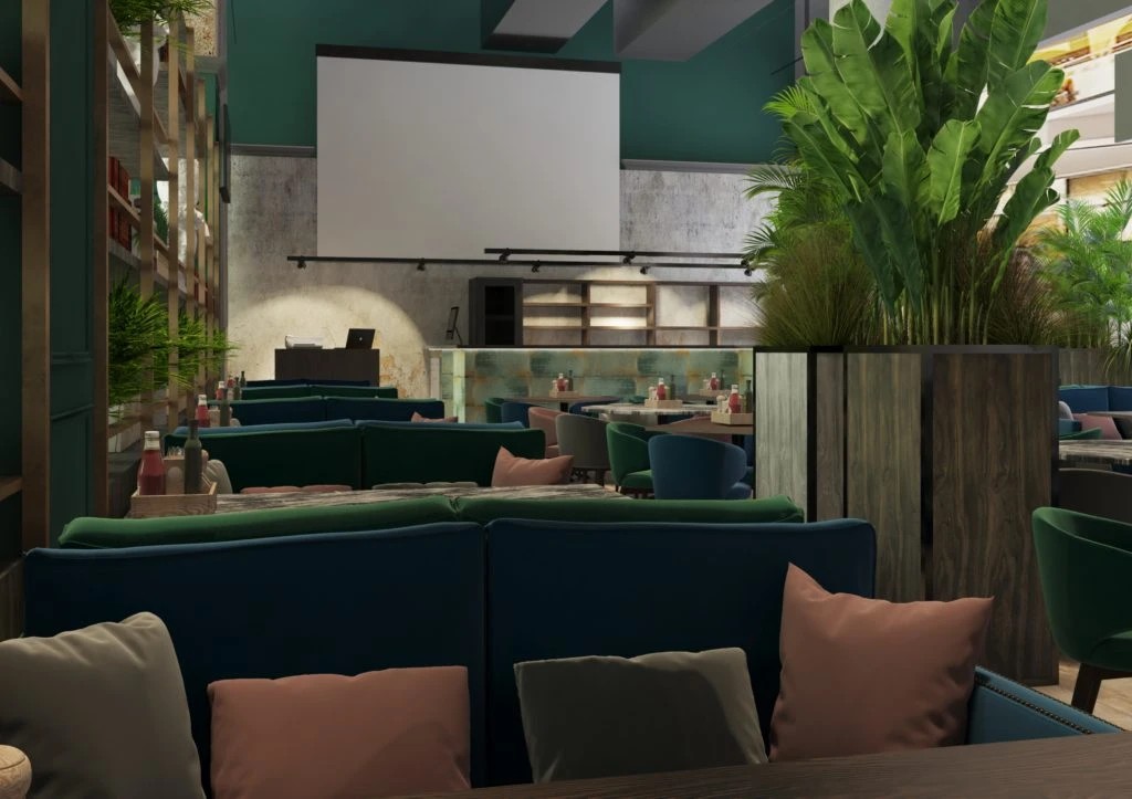 ДИЗАЙН ПРОЕКТ РЕСТОРАНА В ТРЦ «САЛАРИС»