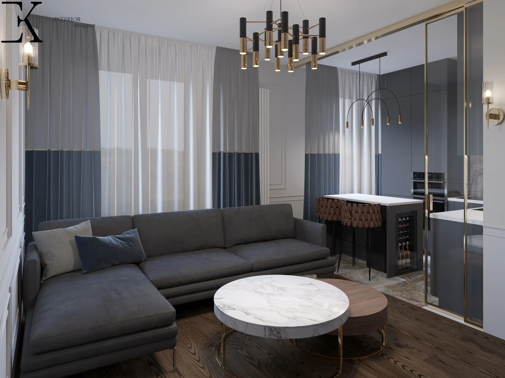 Проект квартиры 54м2