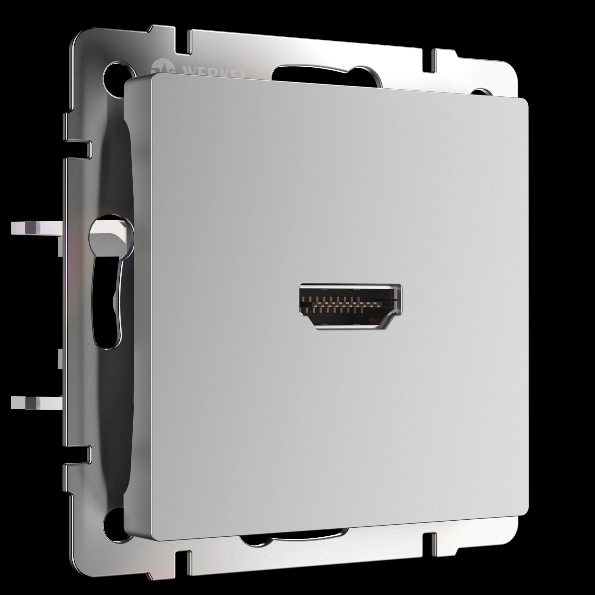 Розетка Werkel Серебряный WL06-60-11/ Розетка HDMI (серебряный)