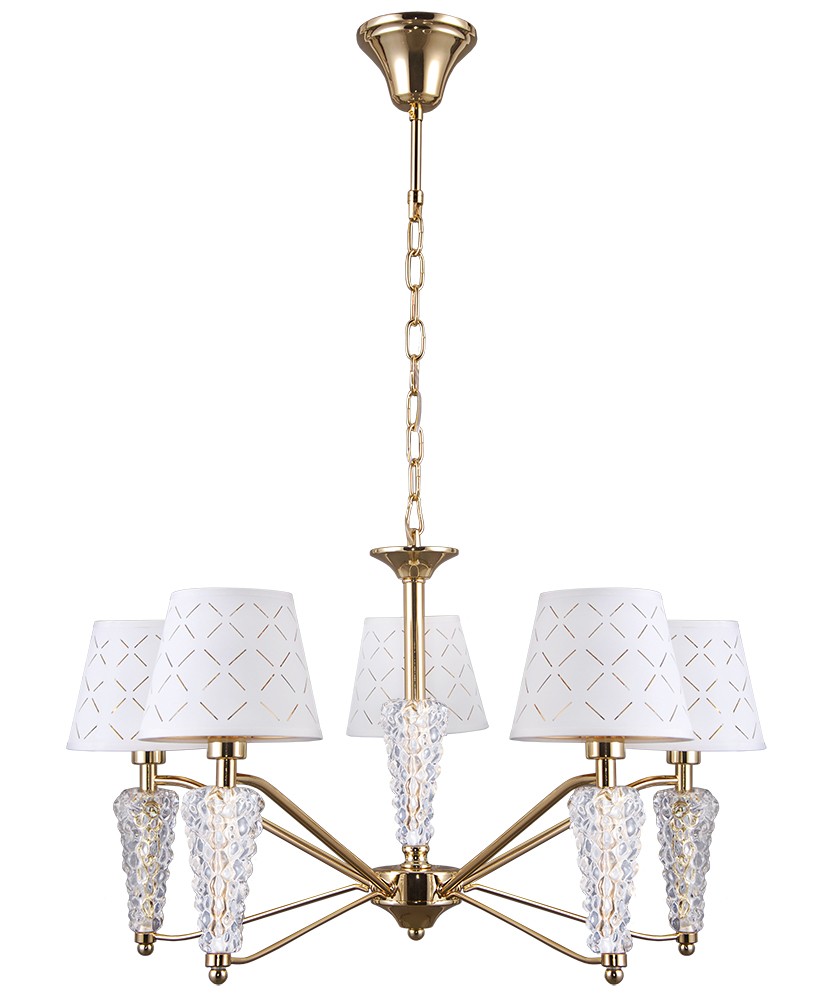 Подвесная люстра Lumien Hall Элисон 1016/5H-GD-WT