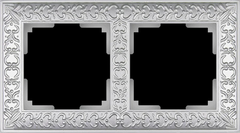 Рамка Werkel Antik WL07-Frame-02/Рамка на 2 поста (жемчужный)
