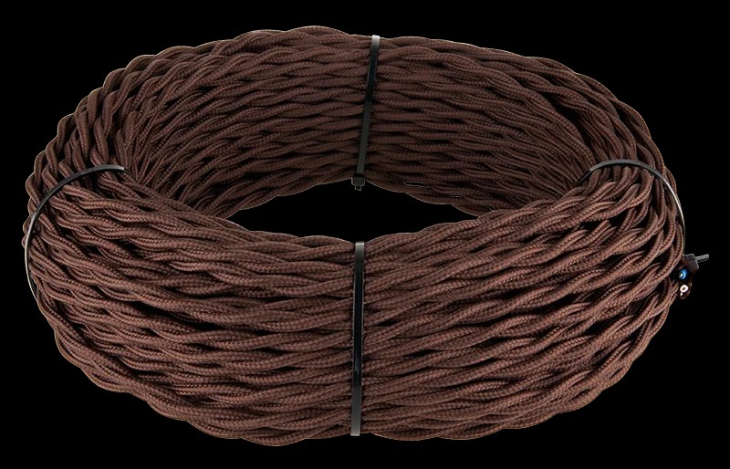 Werkel Ретро кабель витой 2х2,5 (коричневый)