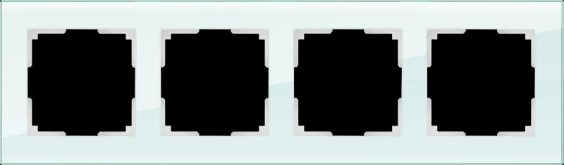 Рамка Werkel Favorit Натуральное стекло WL01-Frame-04 / Рамка на 4 поста (натуральное стекло)