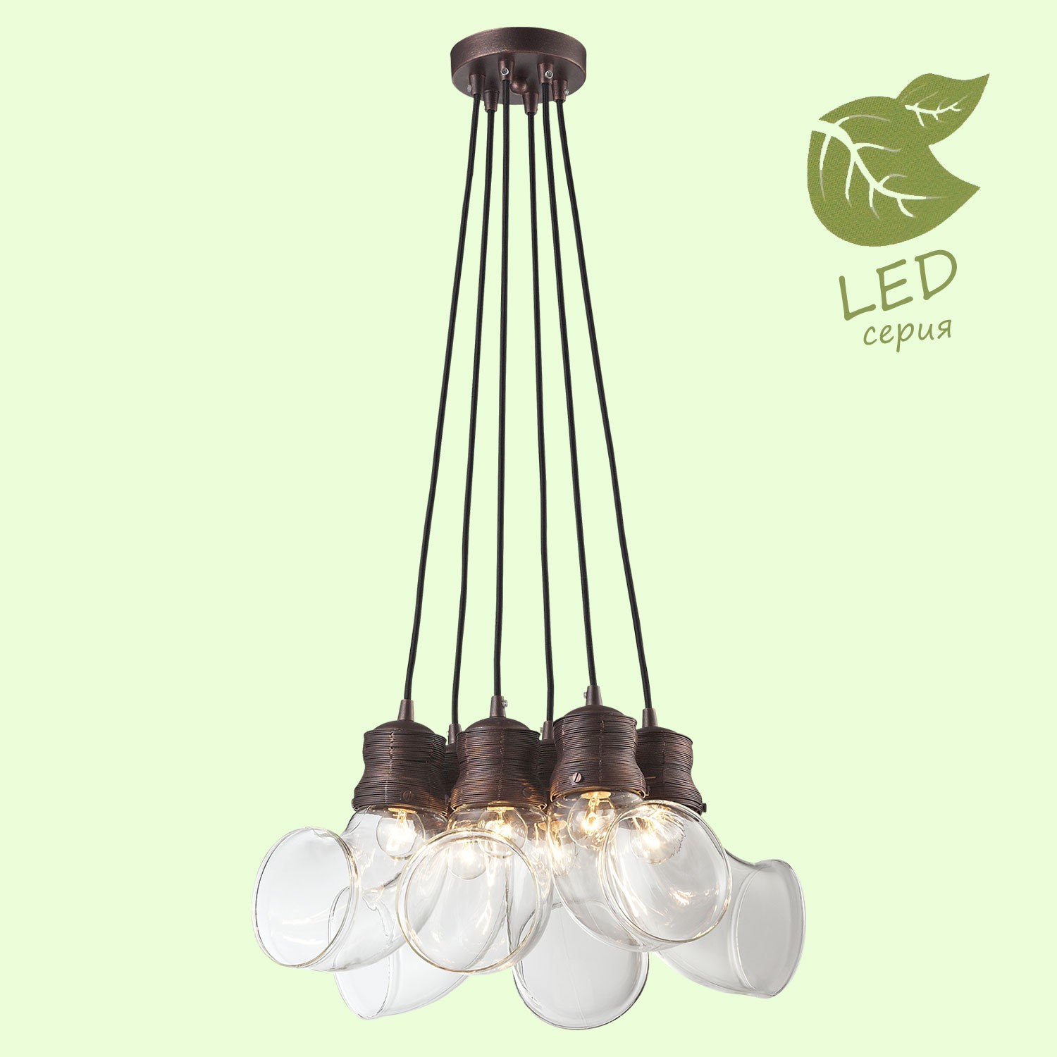 Светильник подвесной Lussole LOFT Ithaca GRLSP-9627