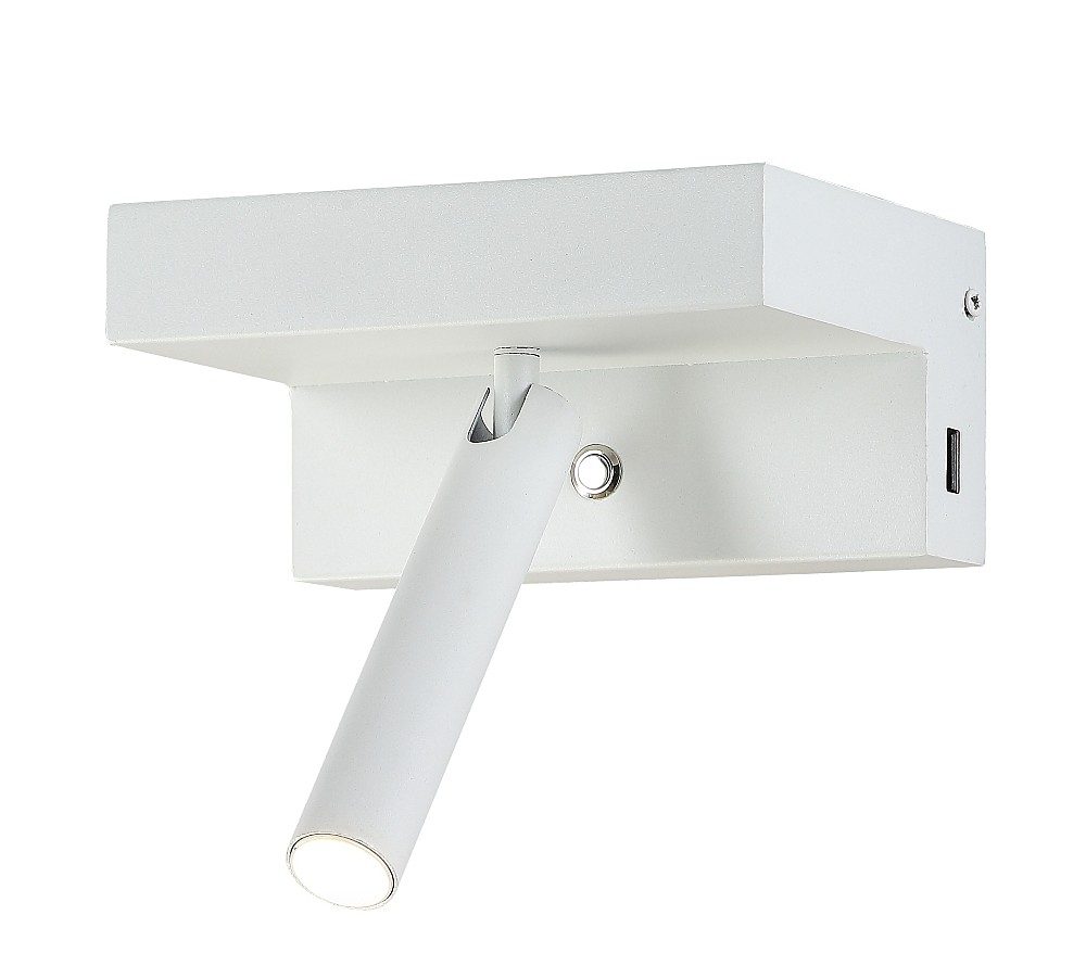 Настенный светодиодный светильник Crystal Lux Clt 228 CLT 228W USB WH