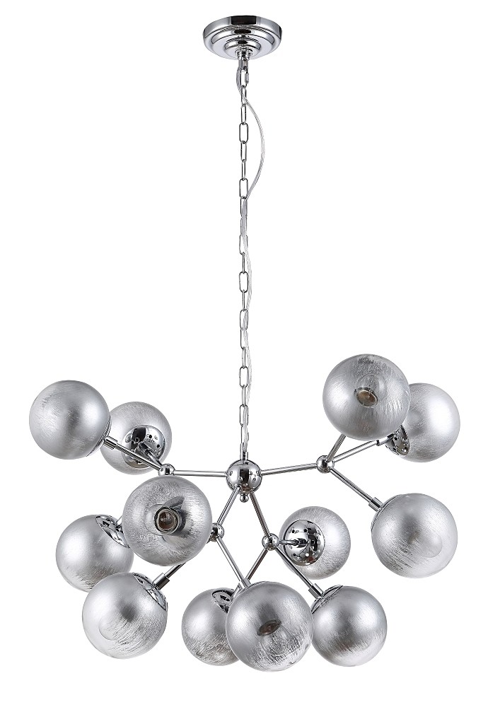 Подвесная люстра Crystal Lux Medea MEDEA SP12 CHROME