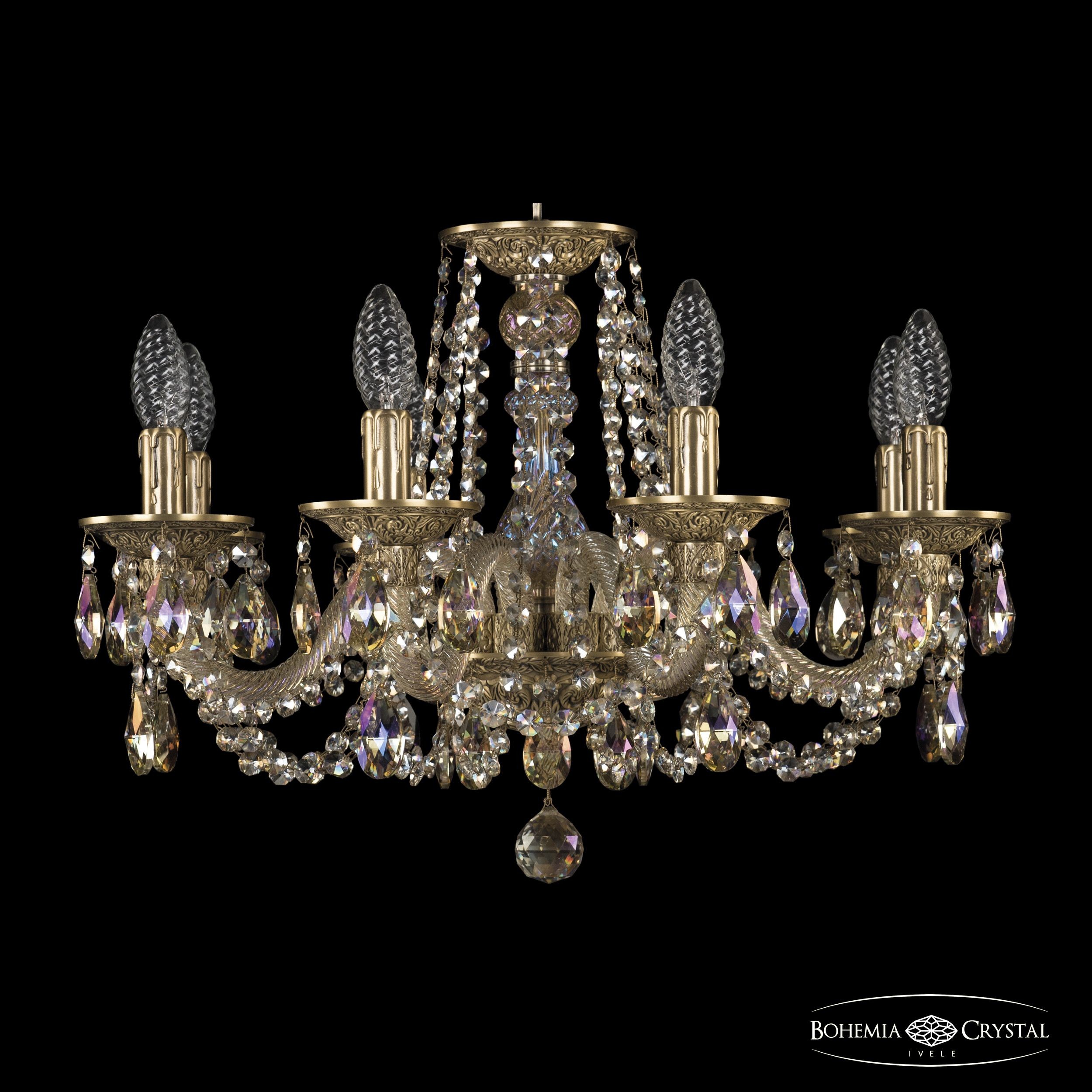 Подвесная хрустальная люстра 1602 Bohemia 16102/8/195 FP M801