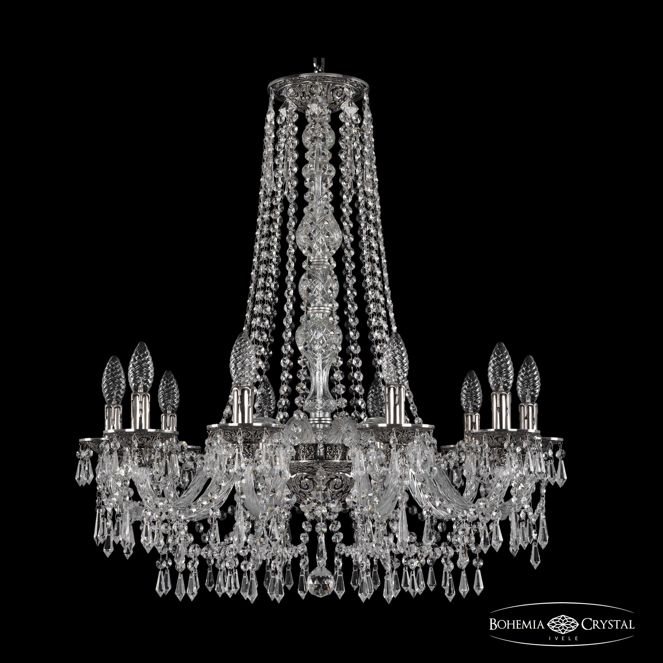 Подвесная хрустальная люстра 1603 Bohemia 16103/10/240/h-75 NB