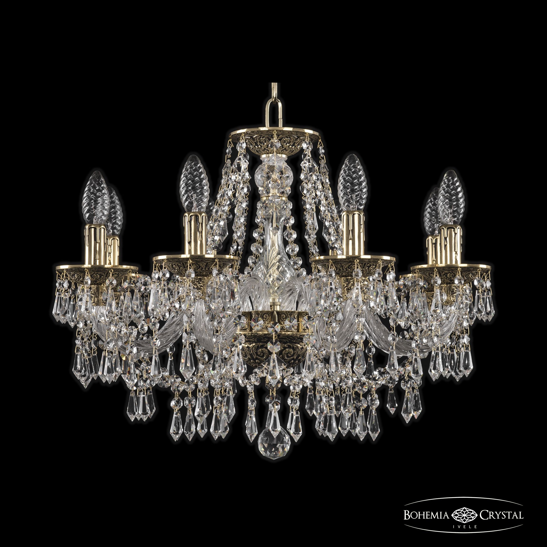 Подвесная хрустальная люстра 1603 Bohemia 16103/8/195 GB
