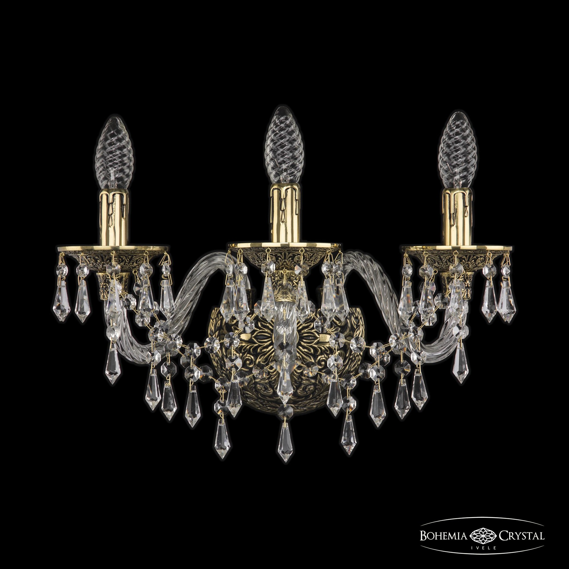 Настенное бра Bohemia 16103B/3/165 GB