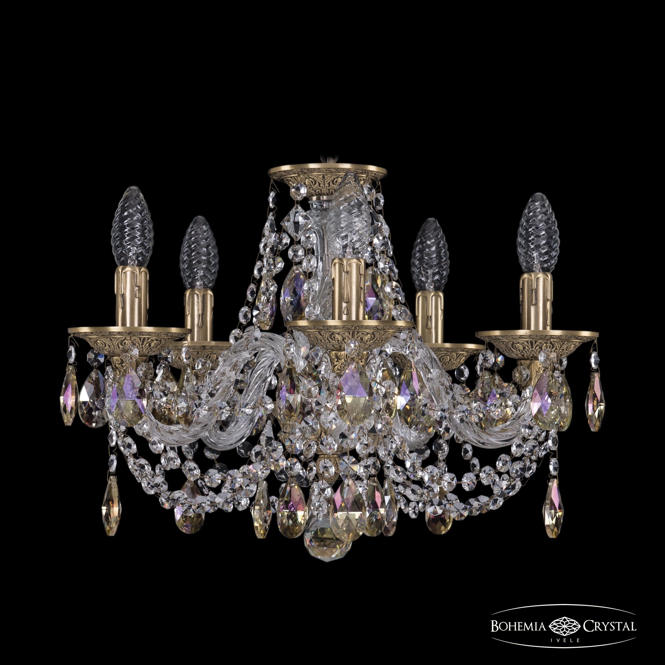 Подвесная хрустальная люстра 1606 Bohemia 16106/5/141 FP K801