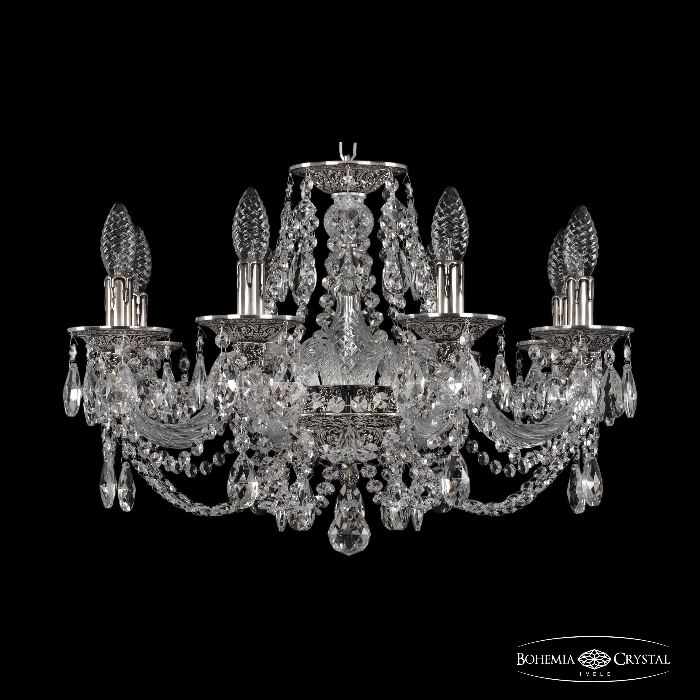 Подвесная хрустальная люстра 1606 Bohemia 16106/8/195 NB