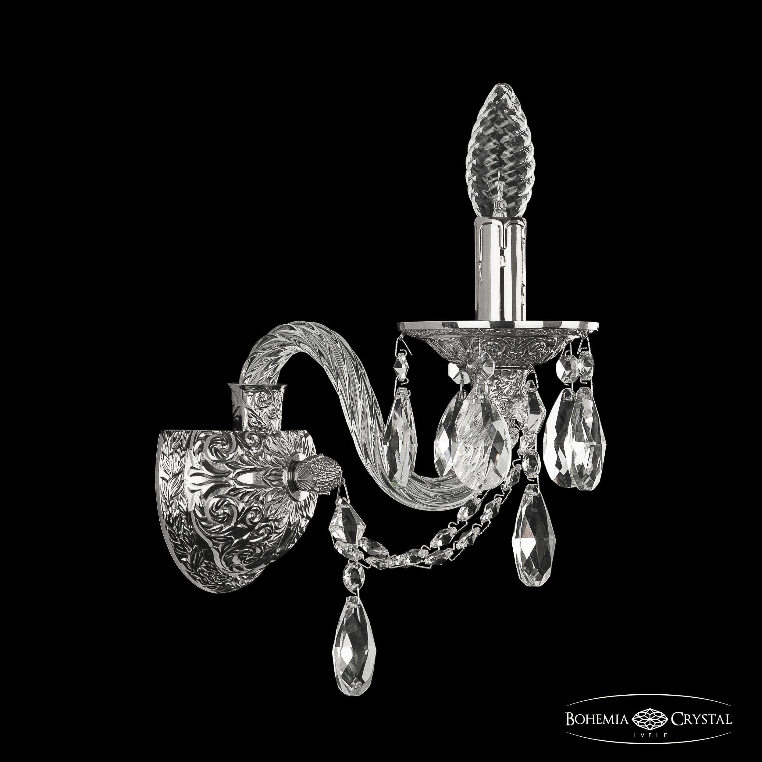 Настенное бра Bohemia 16106B/1/141 Ni