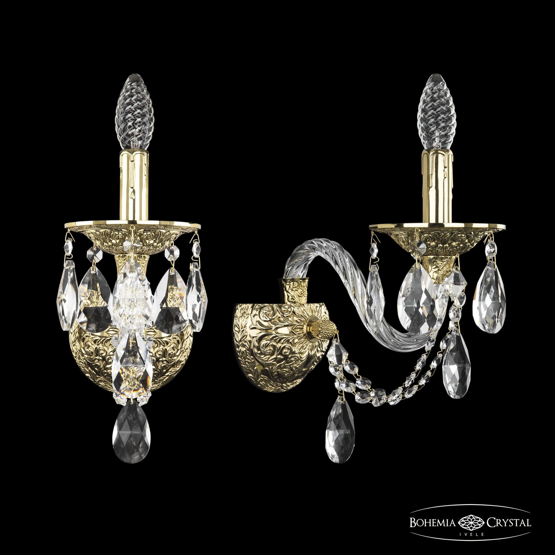 Настенное бра Bohemia 16106B/1/165/XL G