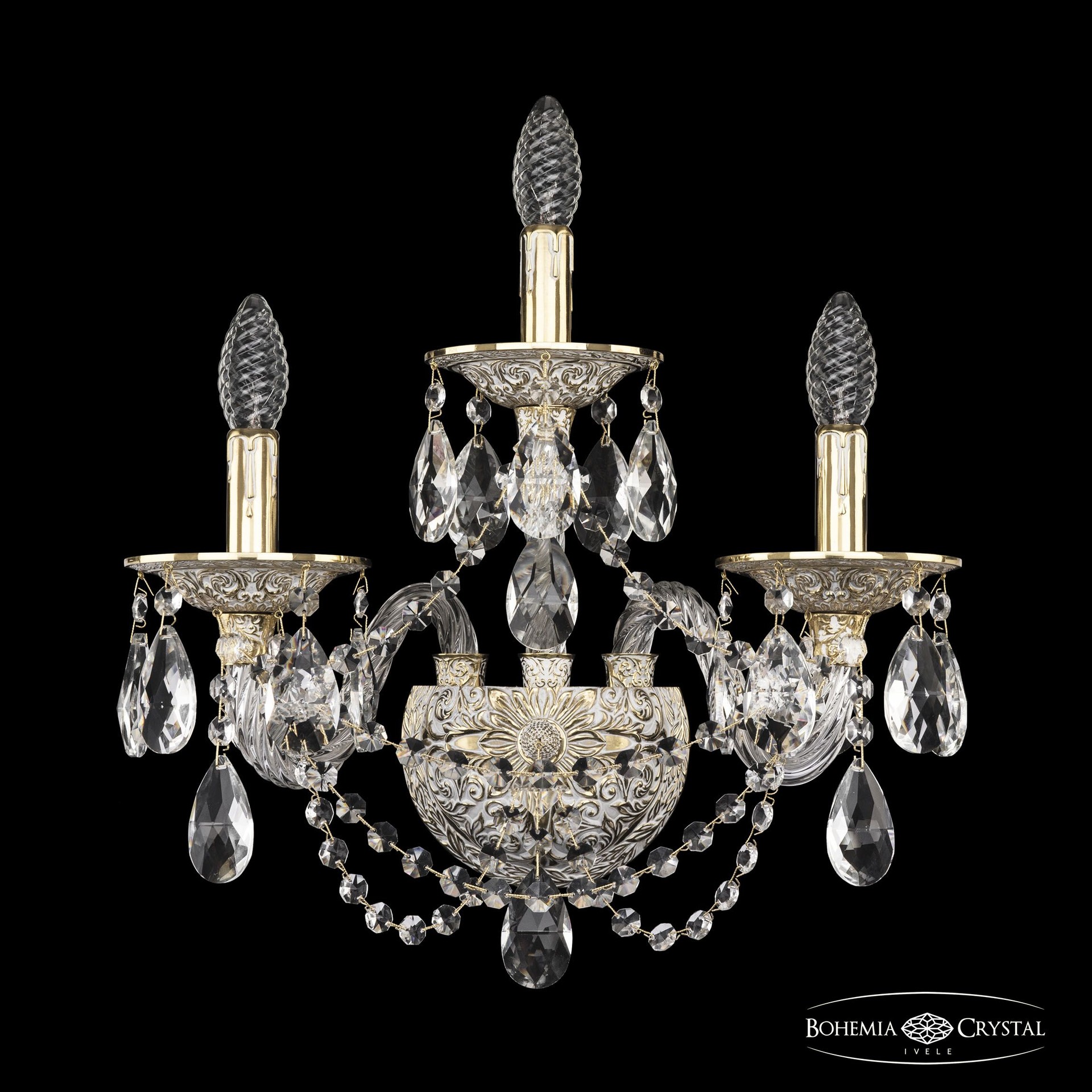 Настенное бра Bohemia 16106B/2+1/165/XL GW