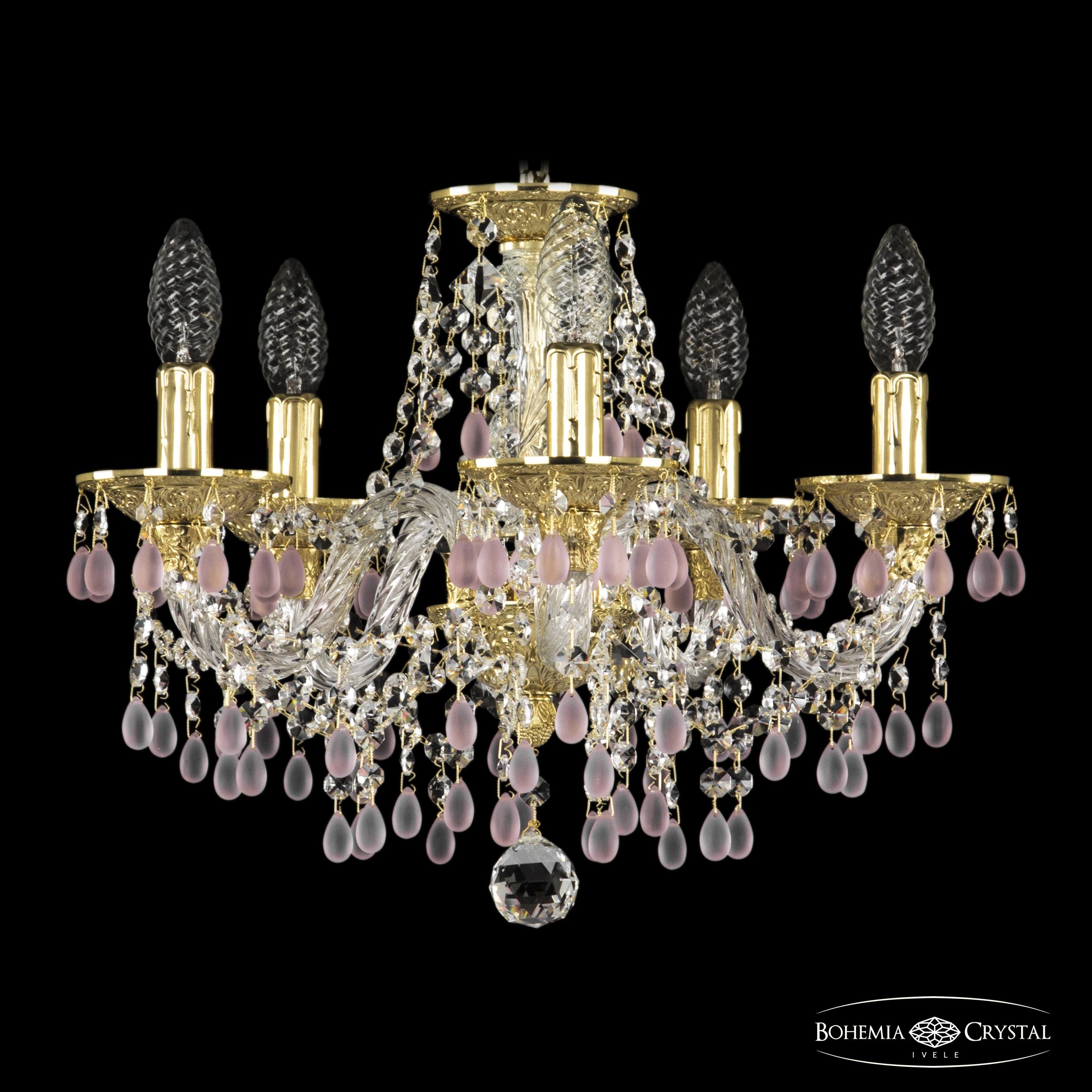 Подвесная хрустальная люстра 1610 Bohemia 16110/5/141 G V7010