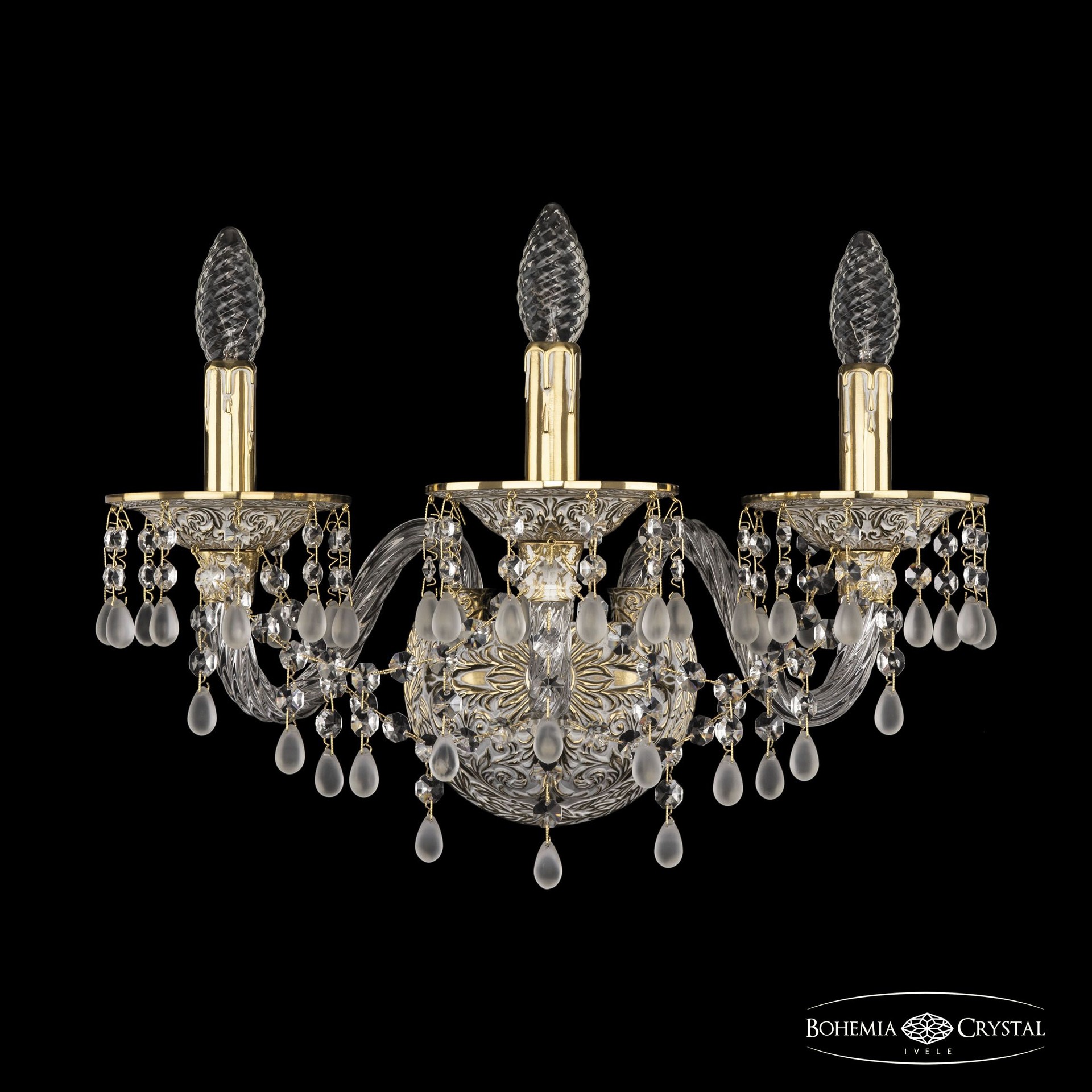 Настенное бра Bohemia 16110B/3/165/XL GW V0300