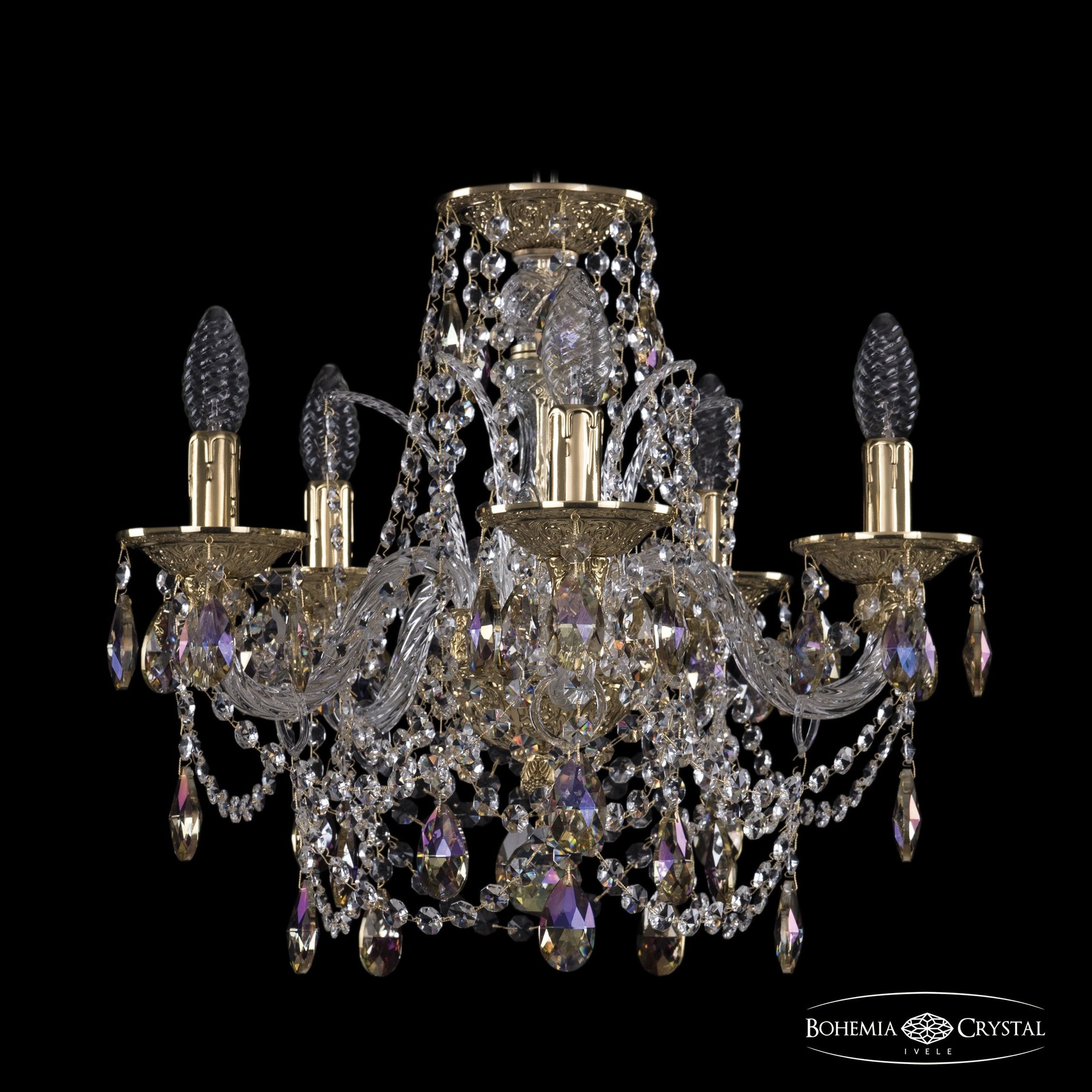 Подвесная хрустальная люстра 1611 Bohemia 16111/5/141 G K801