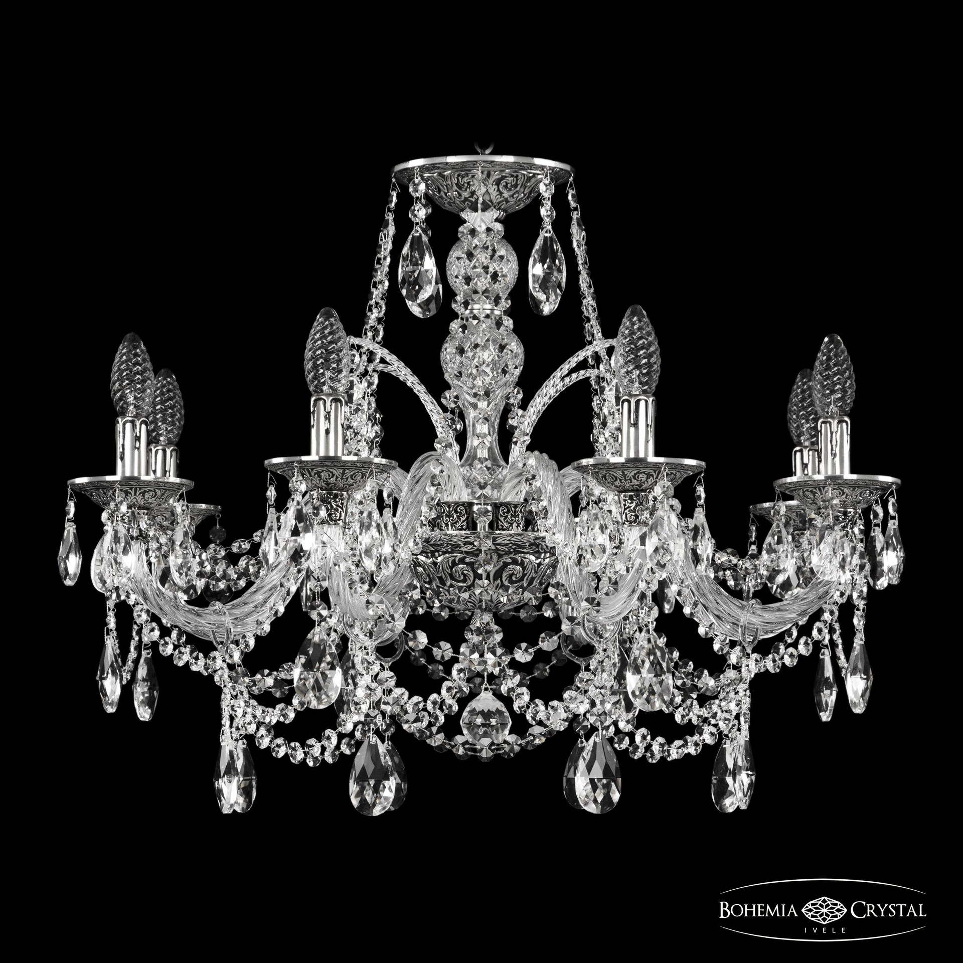 Подвесная хрустальная люстра 1611 Bohemia 16111/8/240 NB