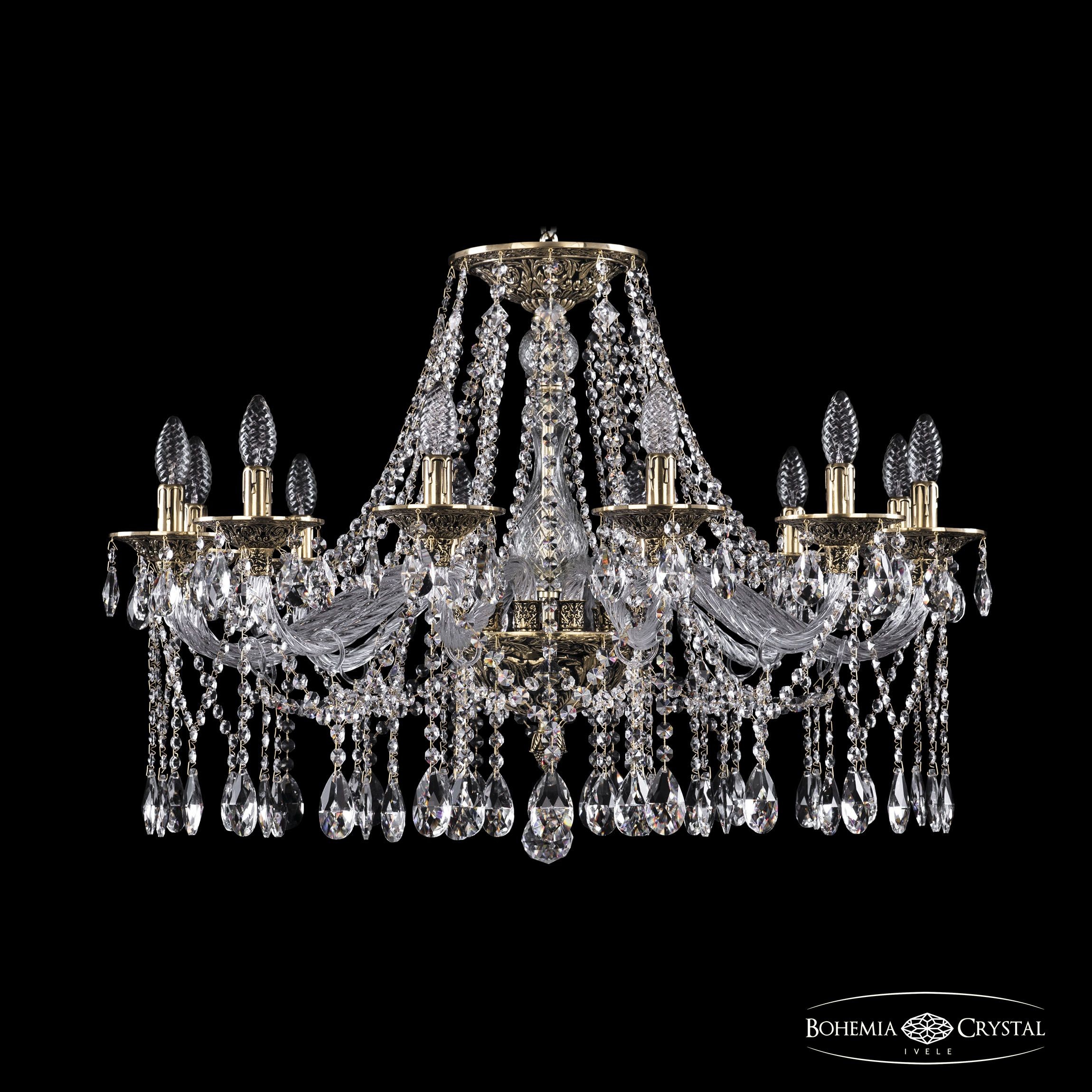 Подвесная хрустальная люстра 1613 Bohemia 16113/12/300 GB