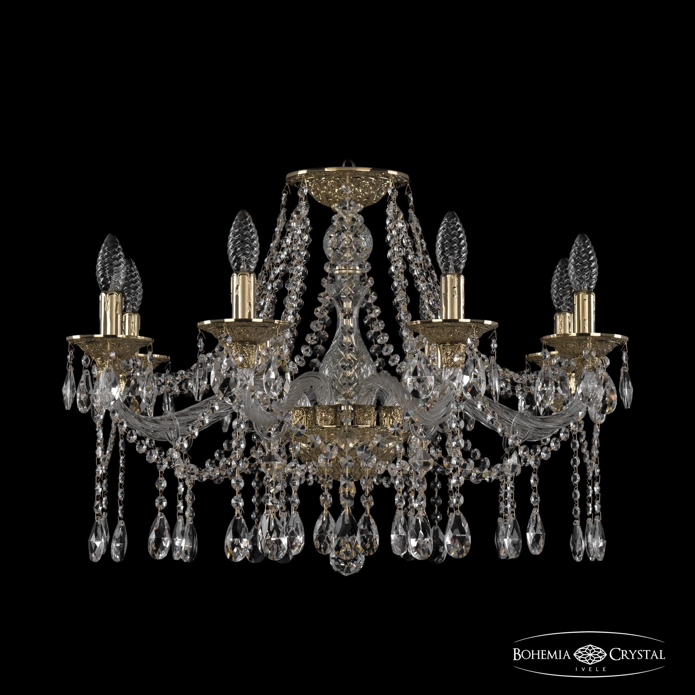 Подвесная хрустальная люстра 1613 Bohemia 16113/8/240 G