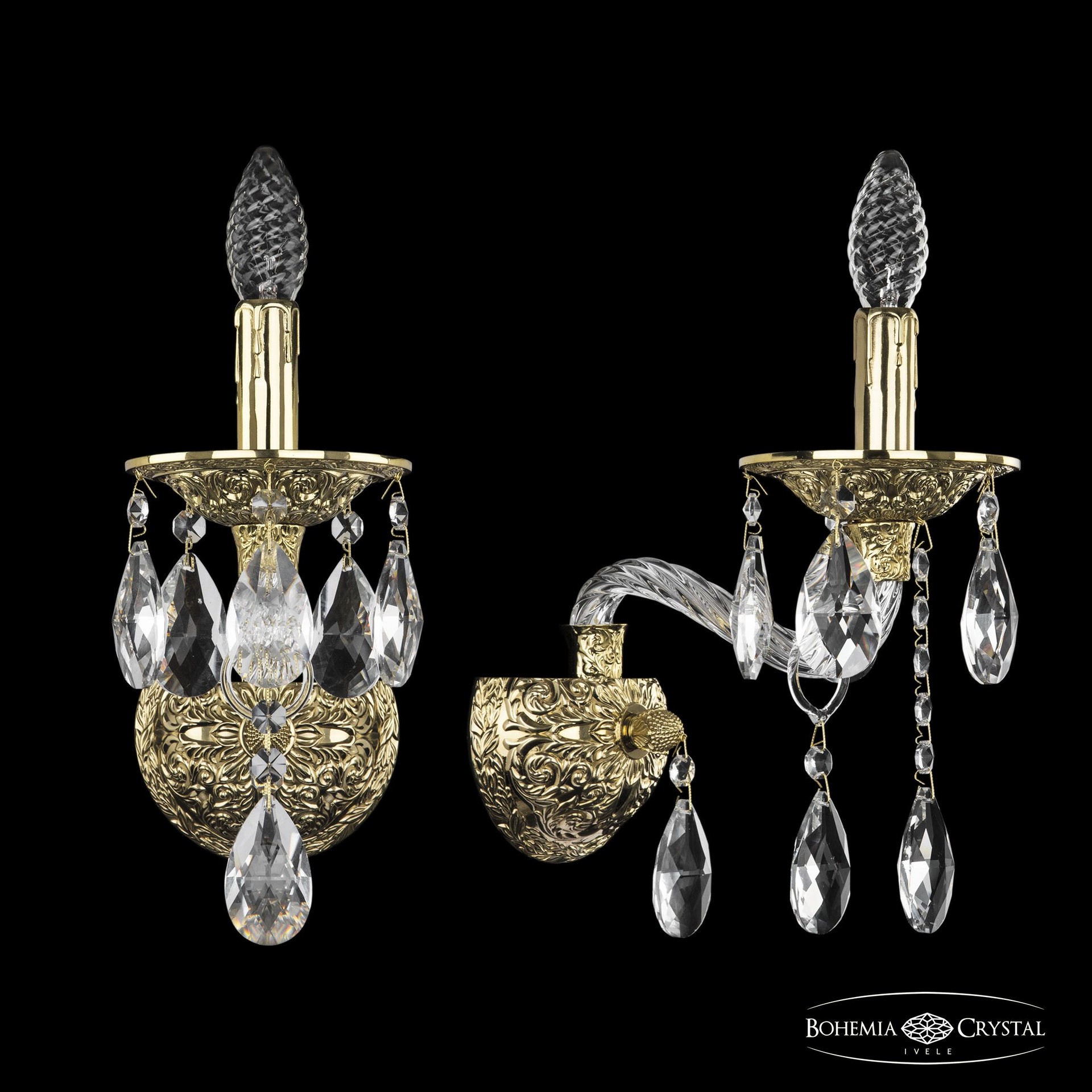 Настенное бра Bohemia 16113B/1/165/XL G