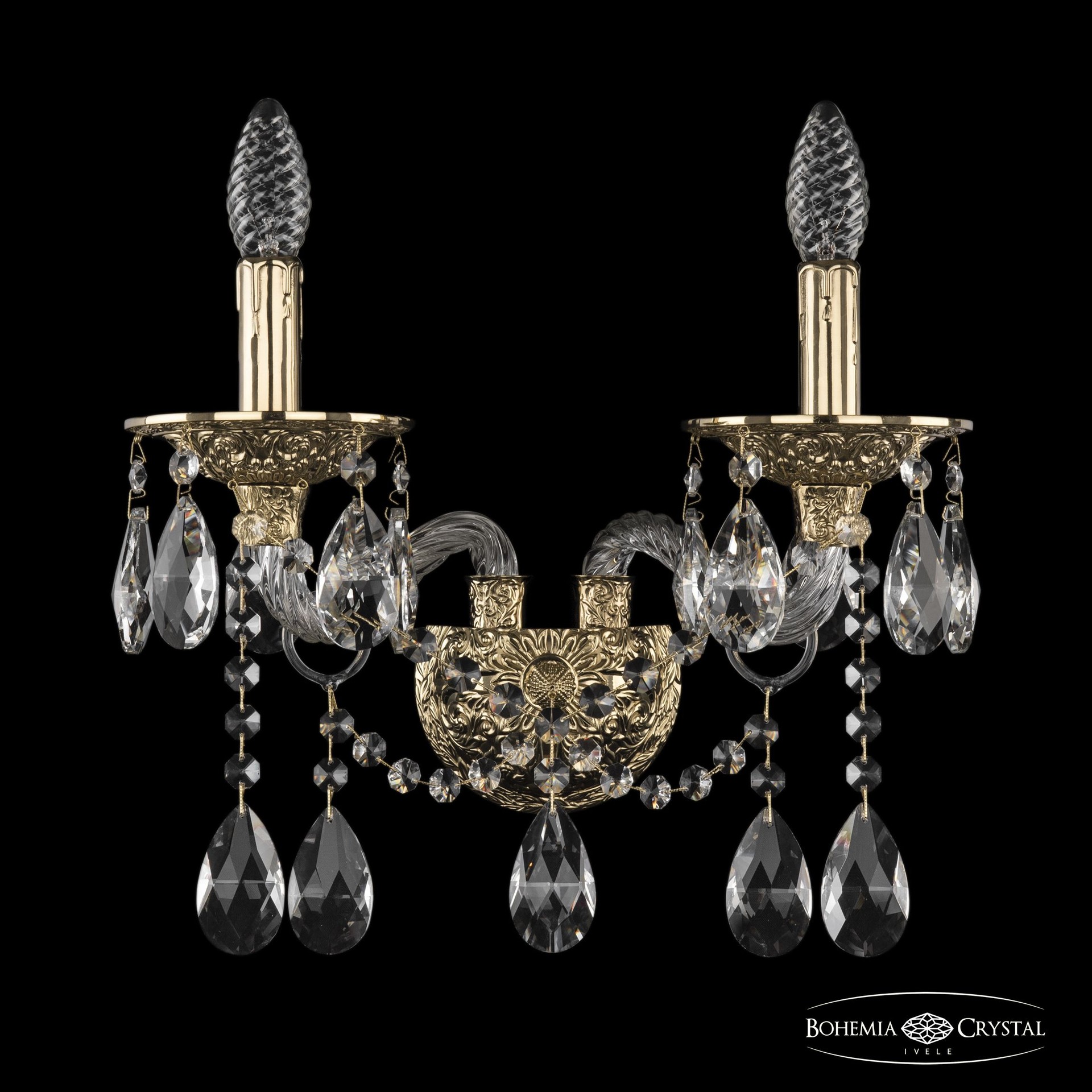 Настенное бра Bohemia 16113B/2/165/XL G