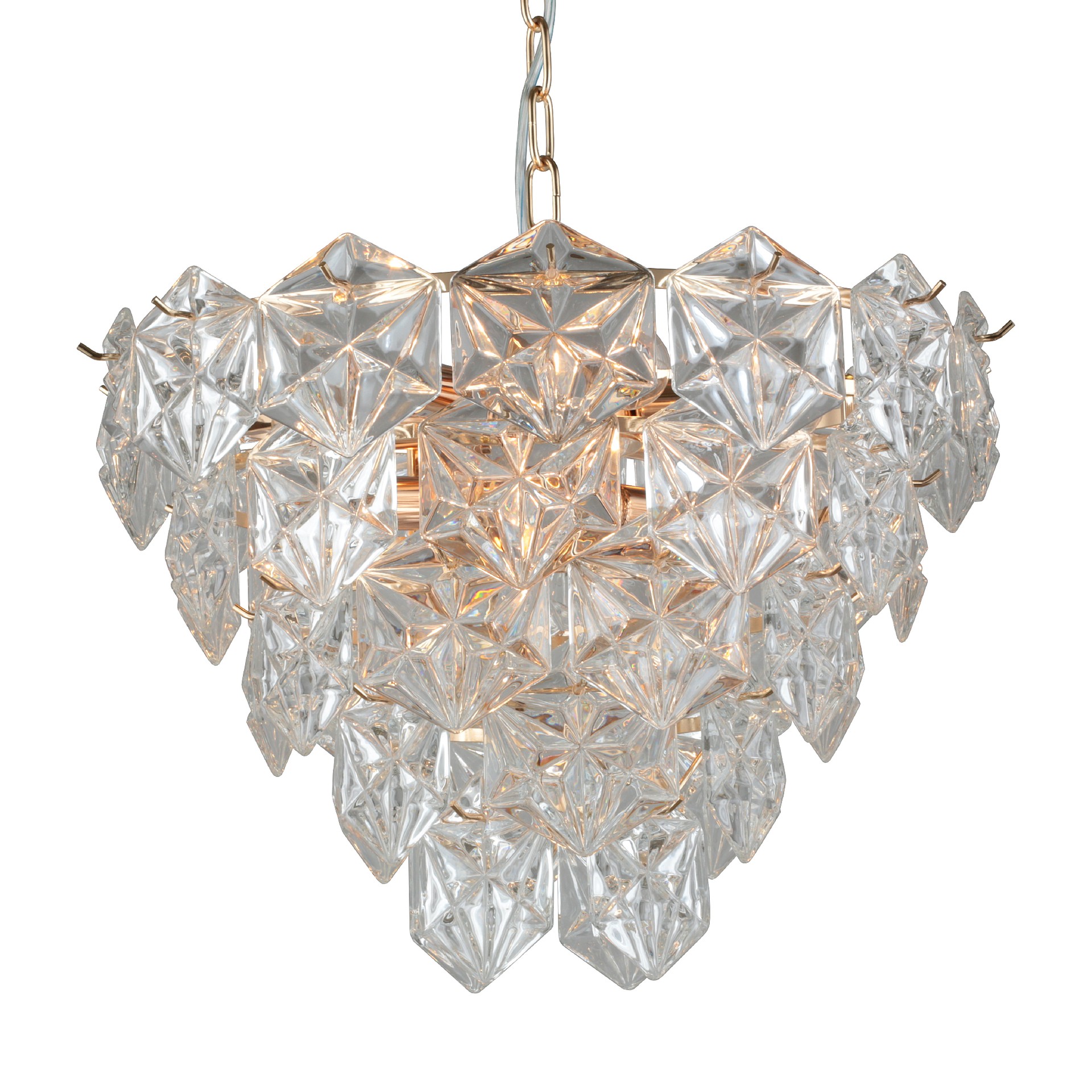 Подвесная хрустальная люстра Pinzolo Omnilux OML-72313-09