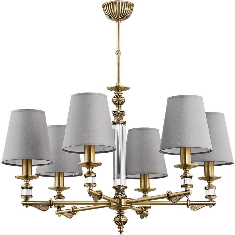 Потолочная люстра Kutek Merano (абажур) MER-ZW-6(P/A)