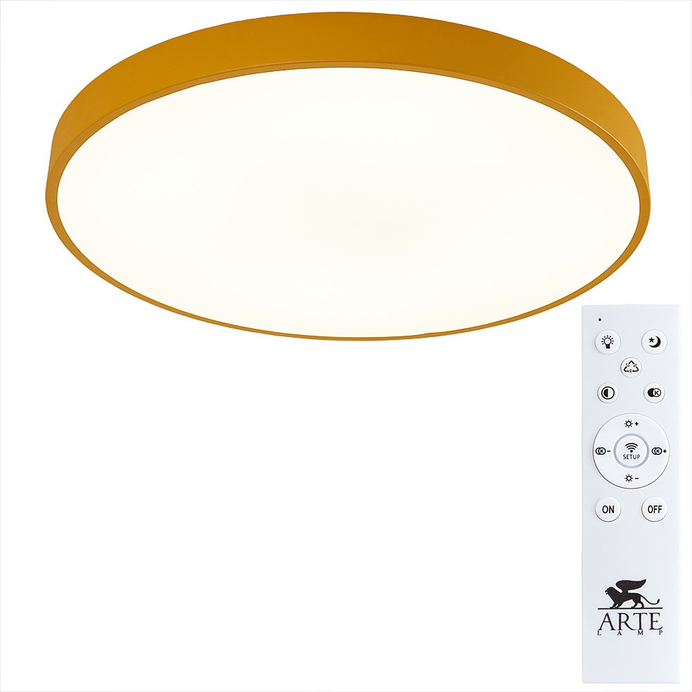 Потолочный светодиодный светильник Arte Lamp Arena A2661PL-1YL