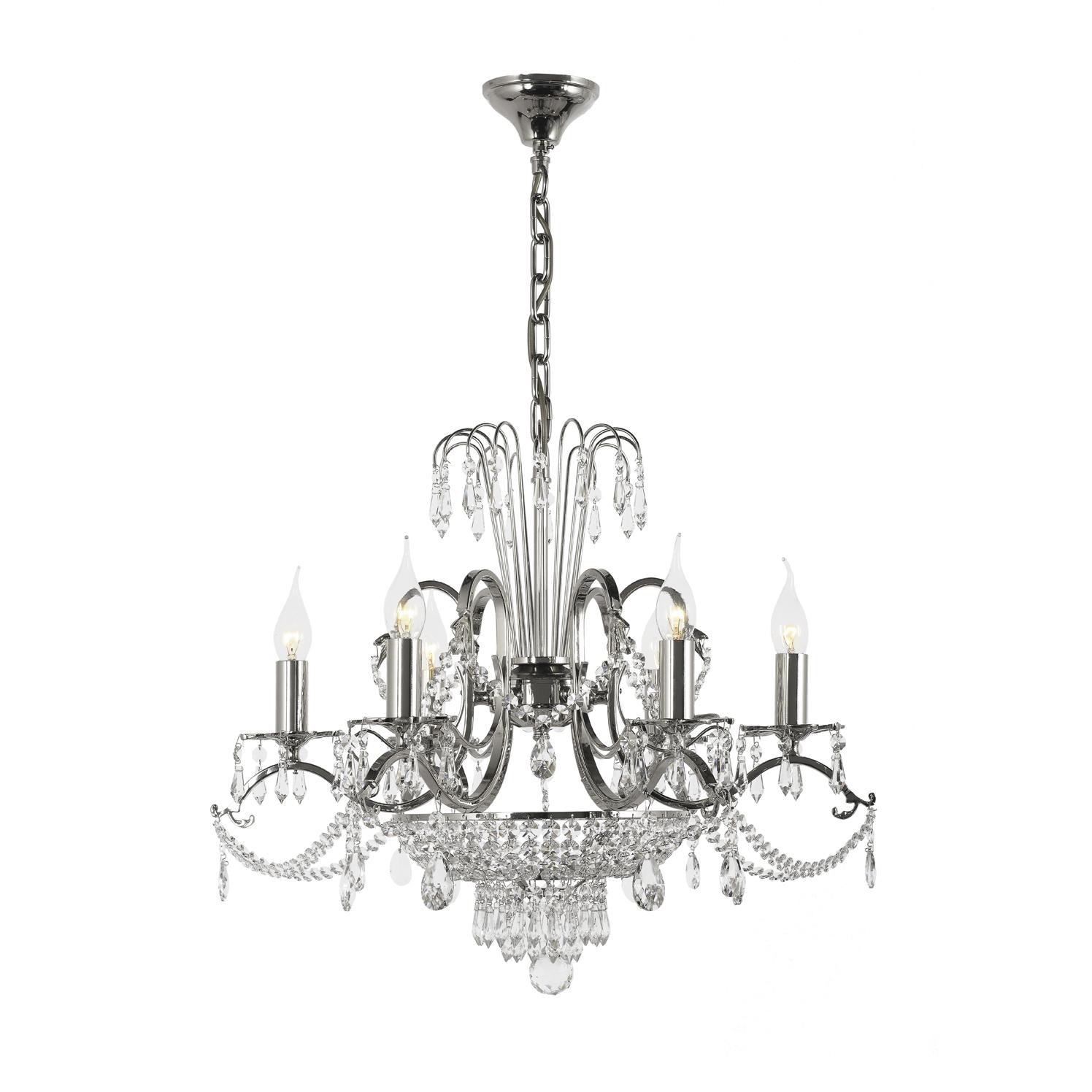 Подвесная люстра Dio D'Arte Alessandria Nickel Alessandria E 1.1.6.200 N