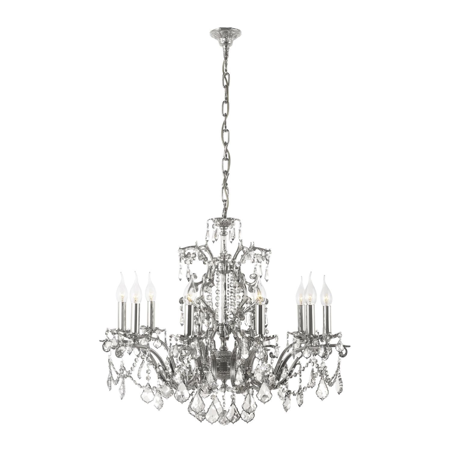 Подвесная люстра Dio D'Arte Forli Nickel Forli E 1.1.10.200 N