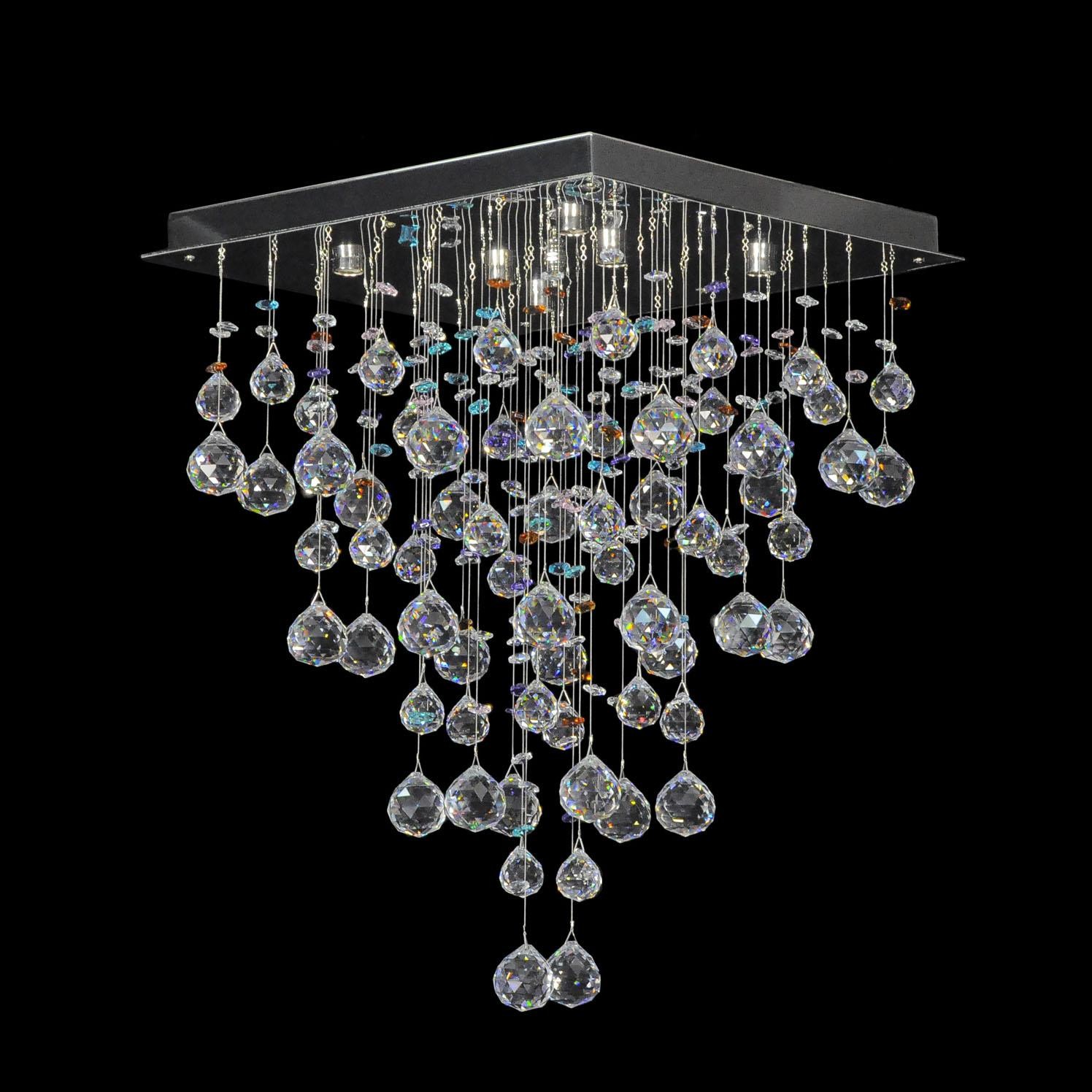 Люстра каскадная Dio D'Arte Tesoro Nickel Tesoro H 1.4.40.204 N