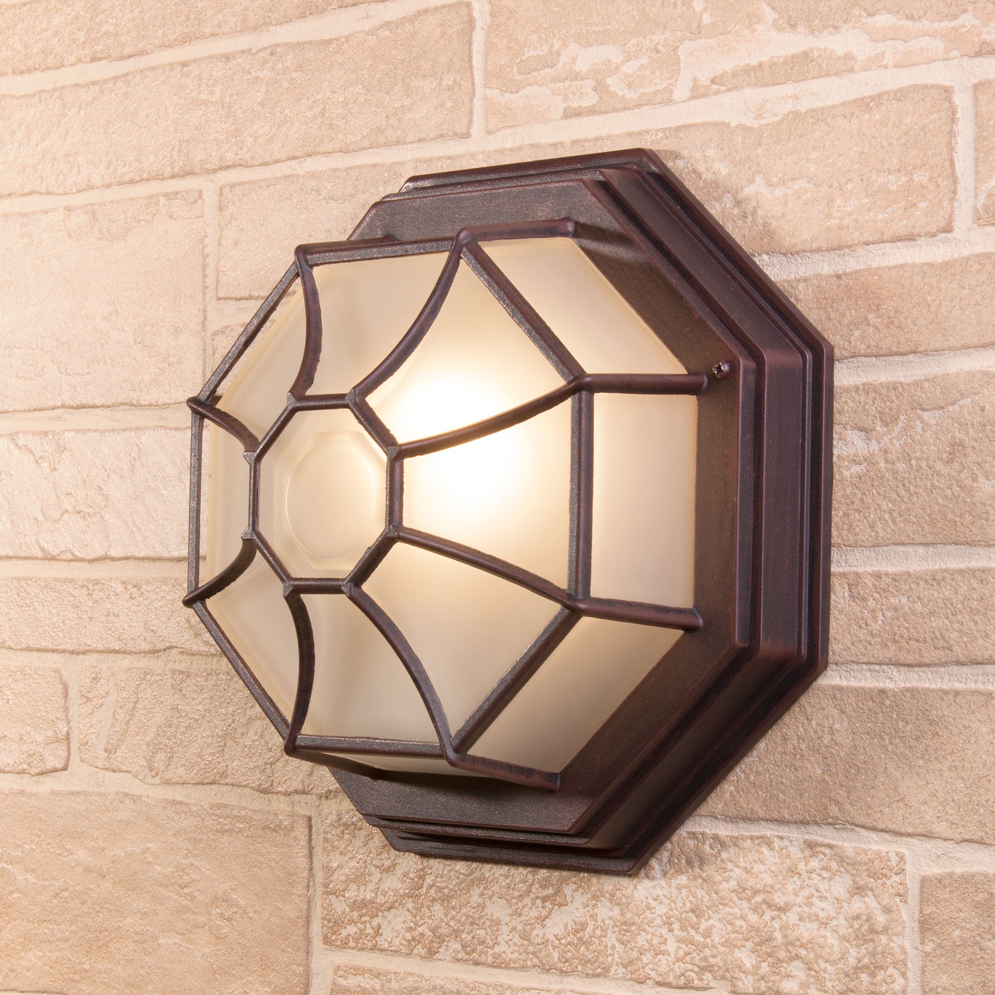 Уличный настенный светильник Elektrostandard Telarana Telarana L капучино (GL 1024D)