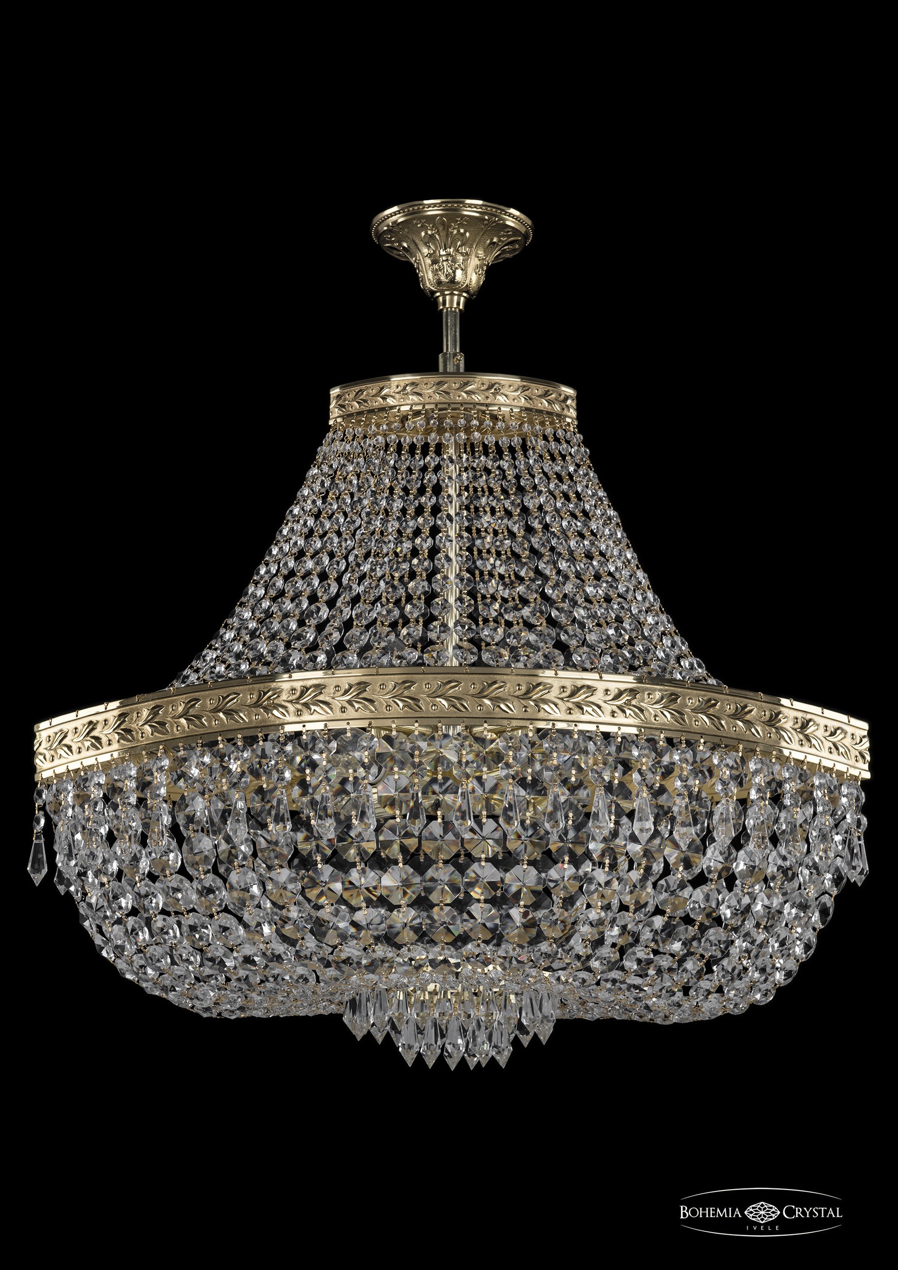 Потолочная хрустальная люстра Bohemia 1927 19273/H1/60IV G