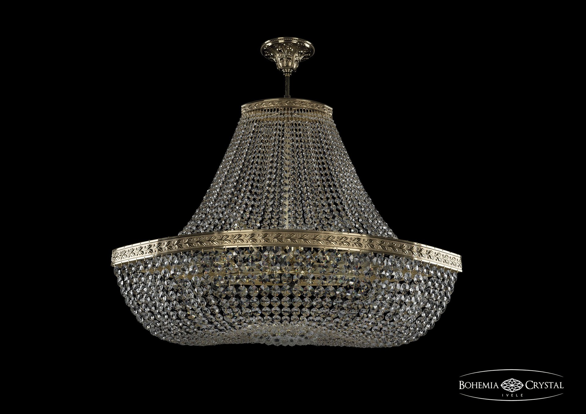 Потолочная хрустальная люстра Bohemia 1928 19283/H1/90IV G