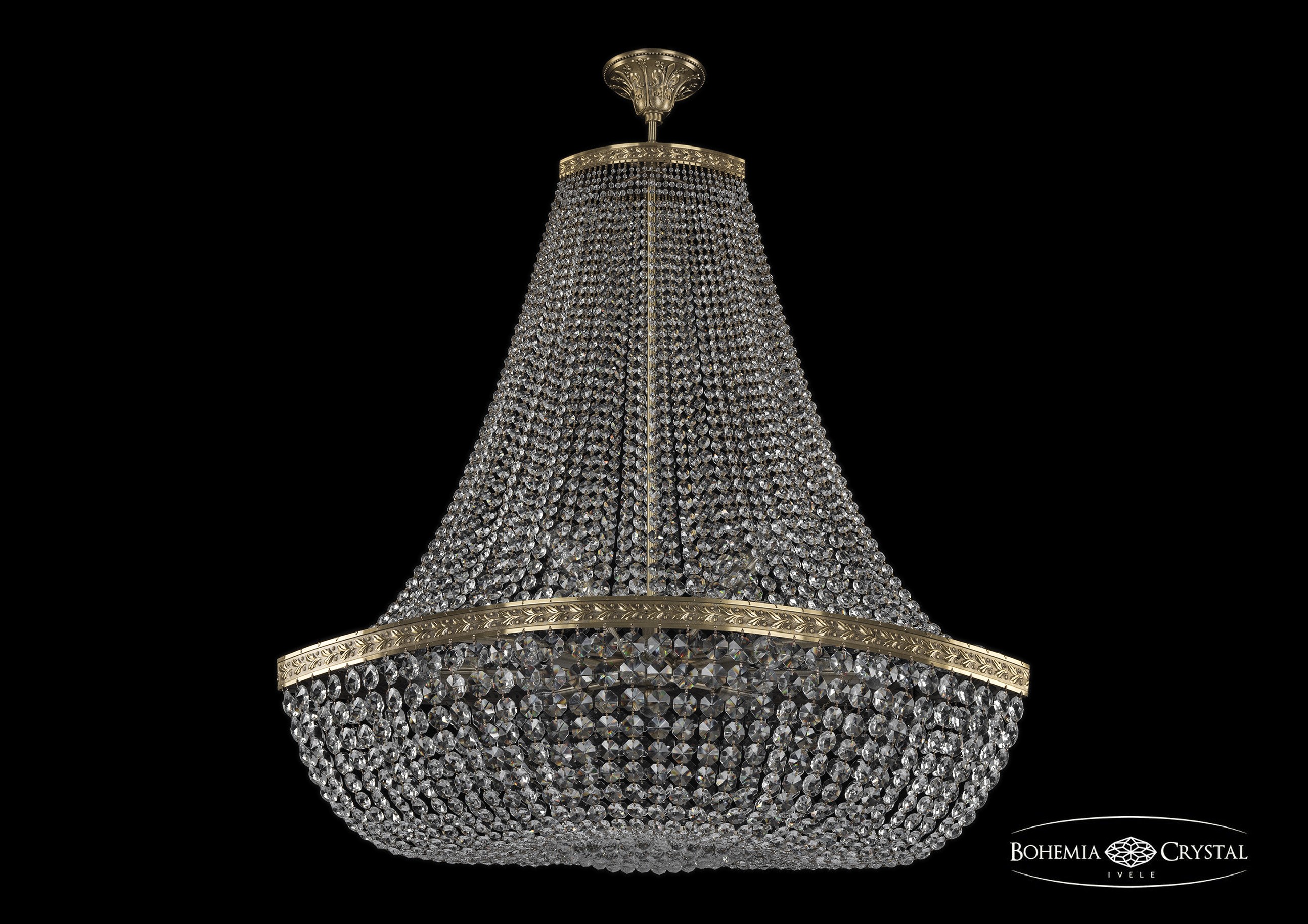 Потолочная хрустальная люстра Bohemia 1928 19283/H2/100IV Pa