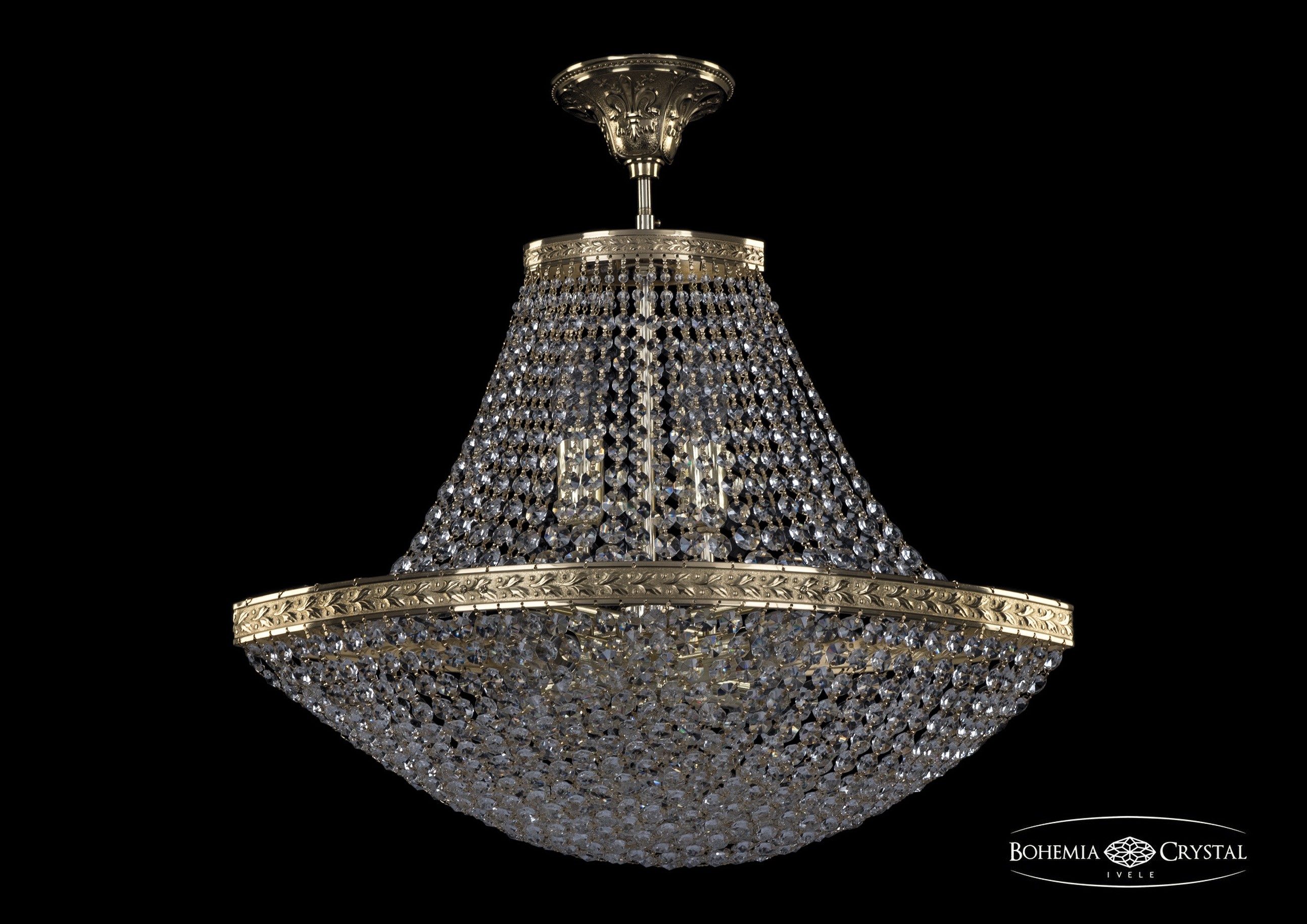 Потолочная хрустальная люстра Bohemia 1932 19323/H1/55IV G